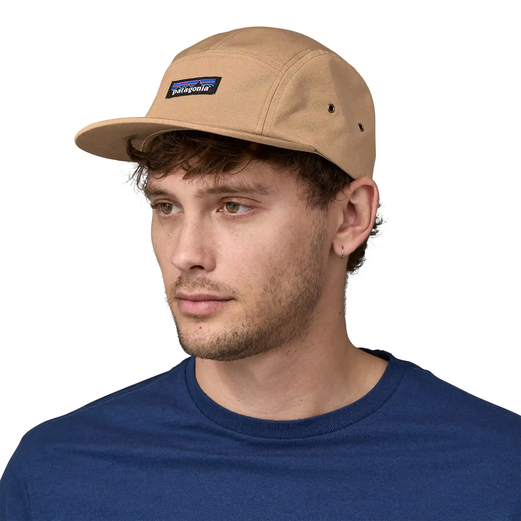 Patagonia P-6 Label Maclure Hat, grayling brown - Image 2