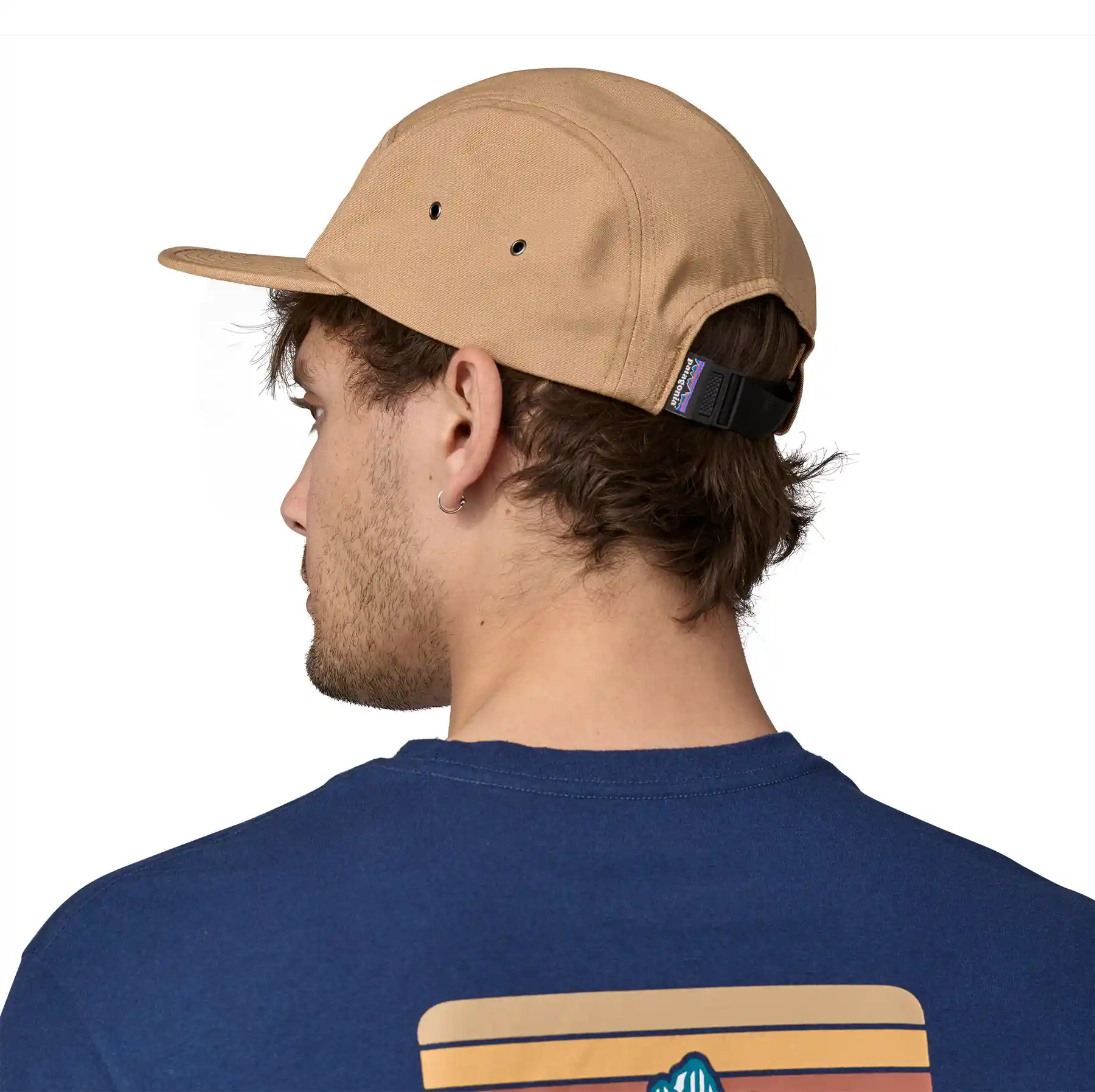 Patagonia P-6 Label Maclure Hat, grayling brown - Image 3