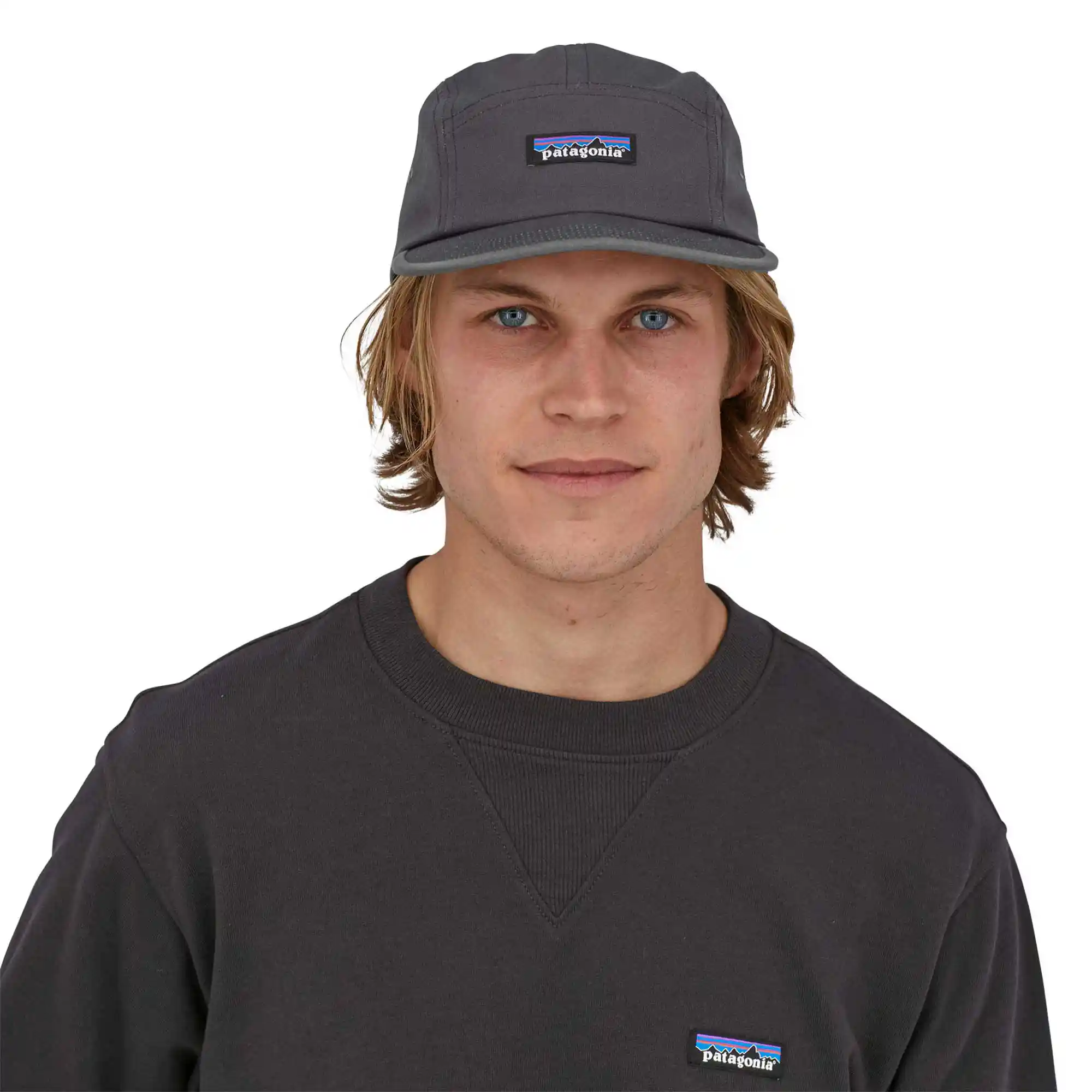 Patagonia P-6 Label Maclure Hat, p-6 label: ink black - Image 5