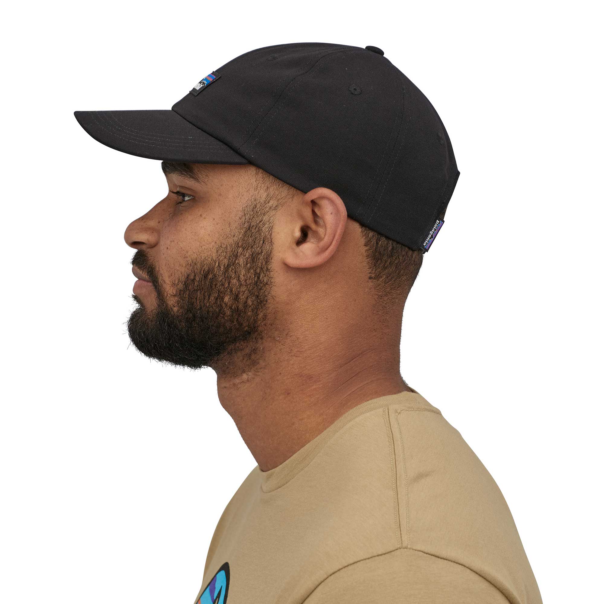 Patagonia P-6 Label Trad Cap, Black - Image 4