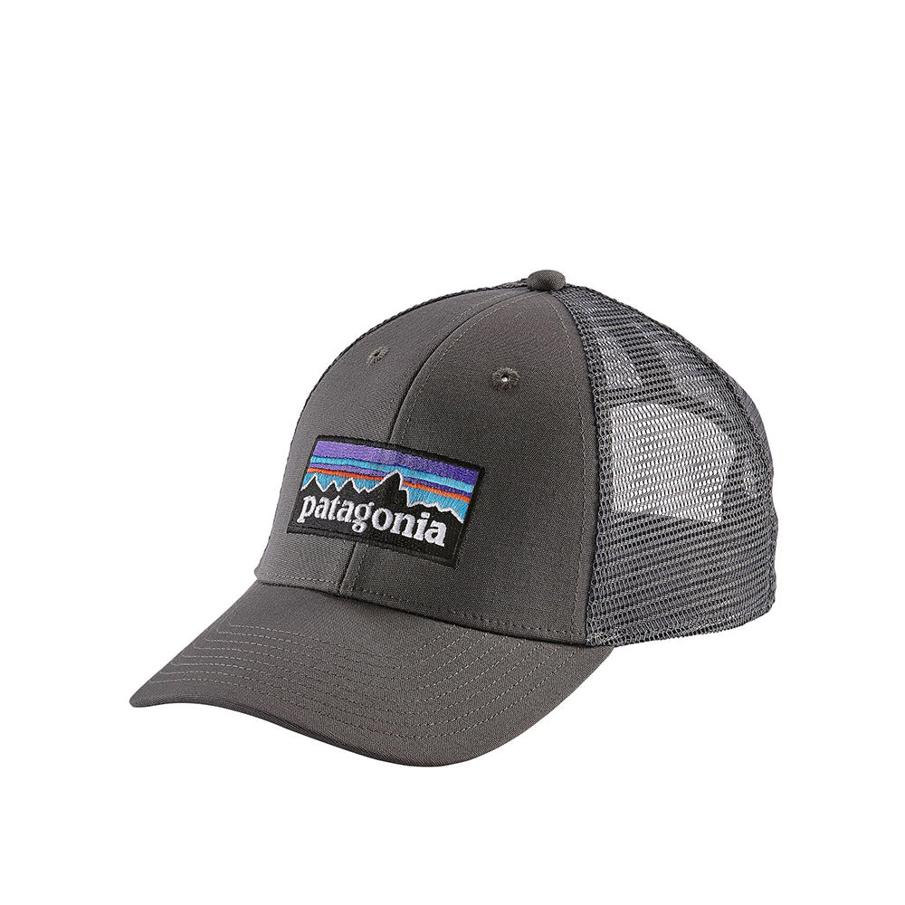 Patagonia P-6 Logo LoPro Trucker Hat, forge grey