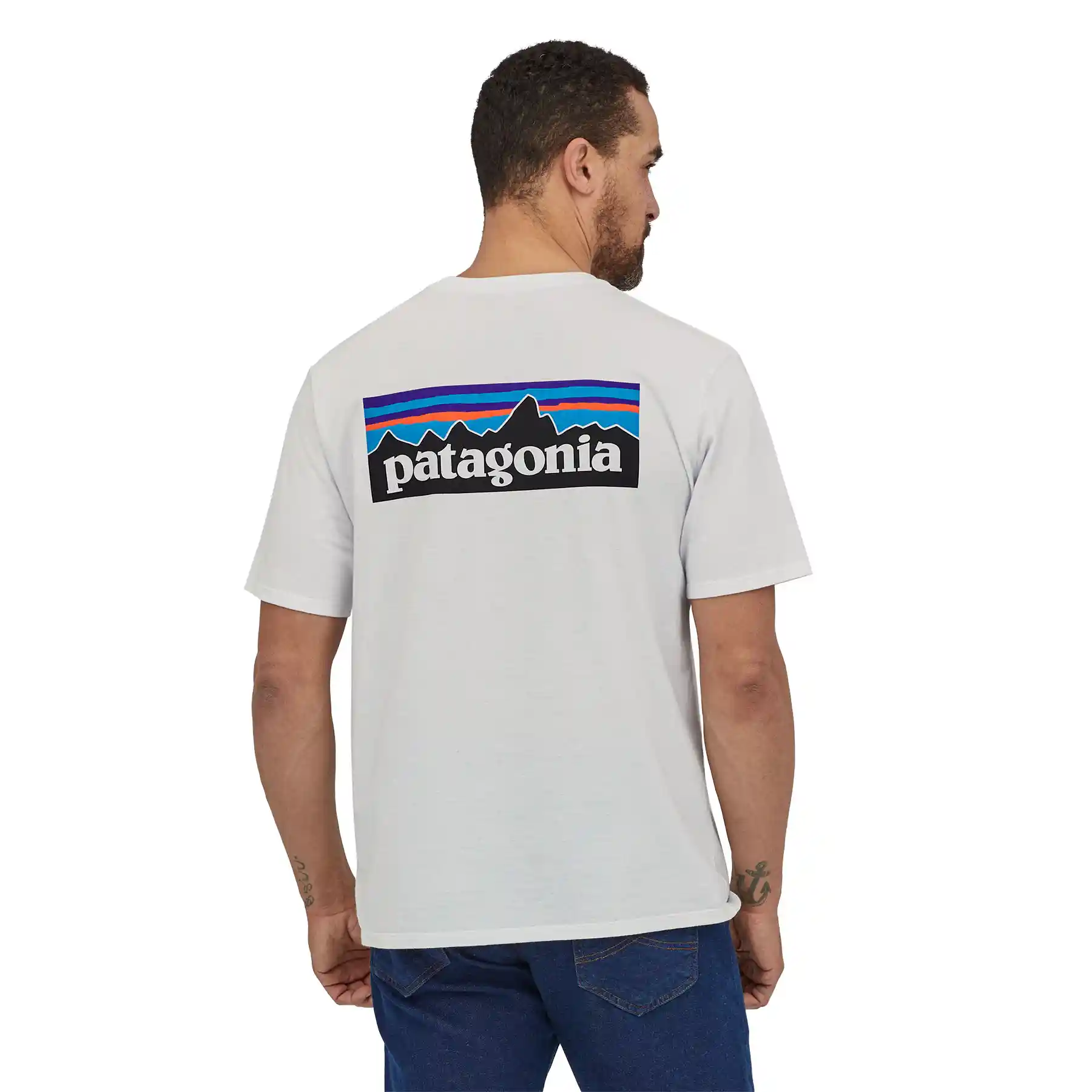 Patagonia P-6 Logo Responsibili-Tee, white - Image 3