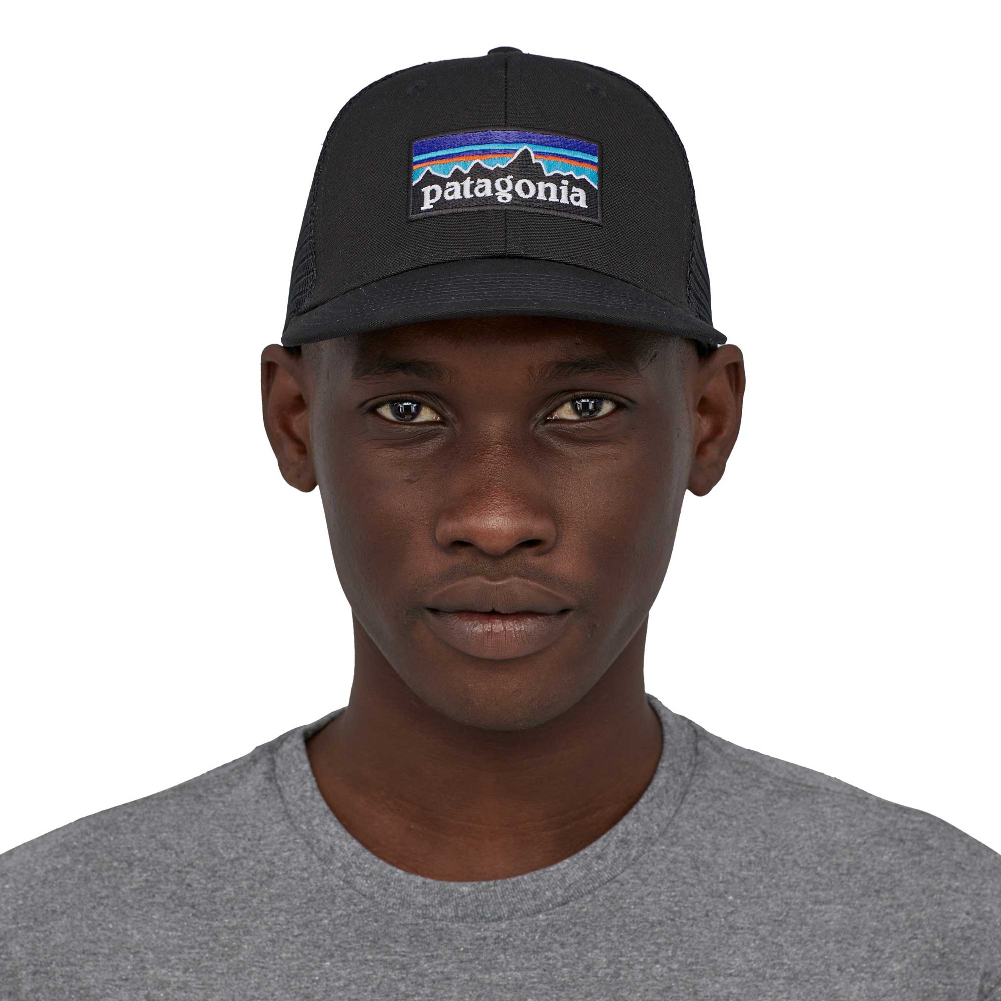 Patagonia P-6 Logo Trucker Hat, black - Image 2