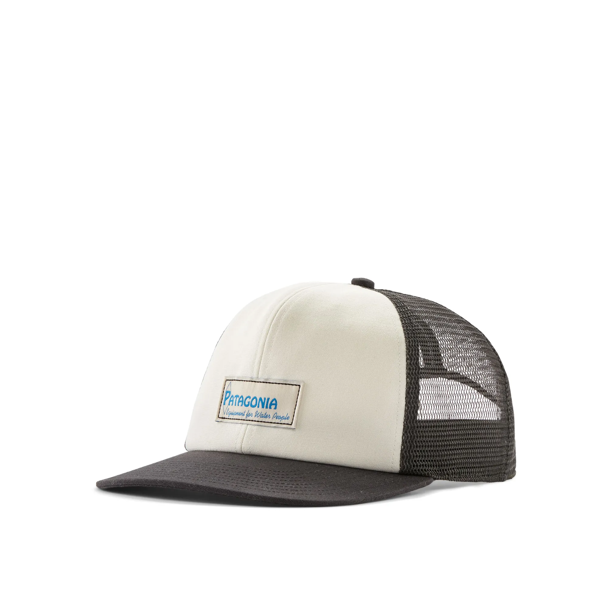 Patagonia Relaxed Trucker Hat, water people label: white