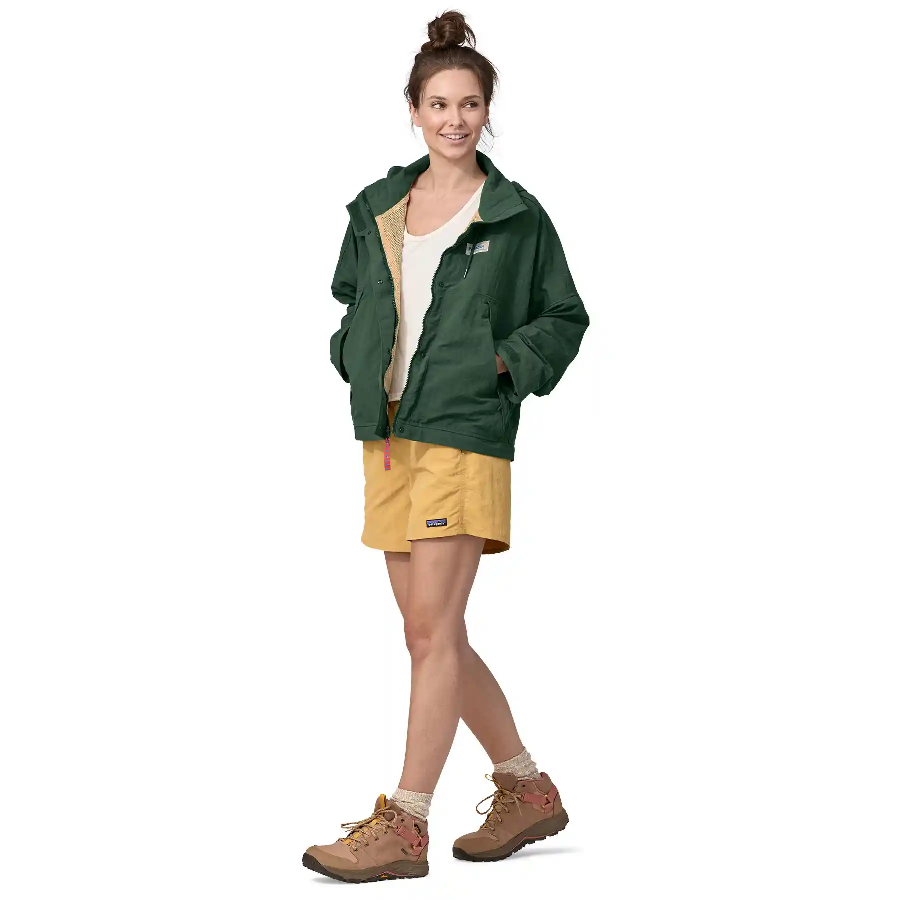 Patagonia Womens Skysail Jacket, conifer green - Image 4