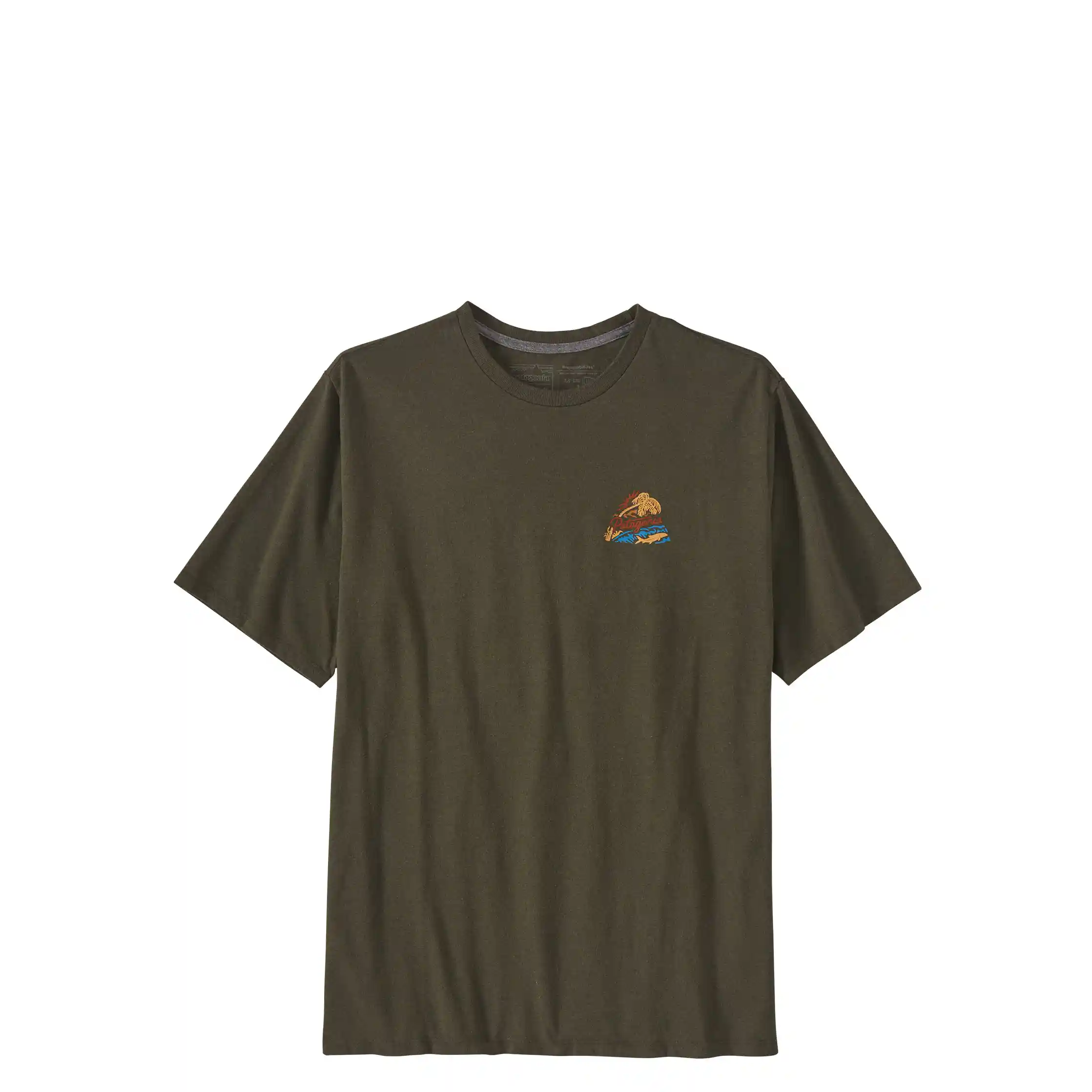 Patagonia Take A Stand Responsibili-Tee, bayou badge: basin green - Image 2