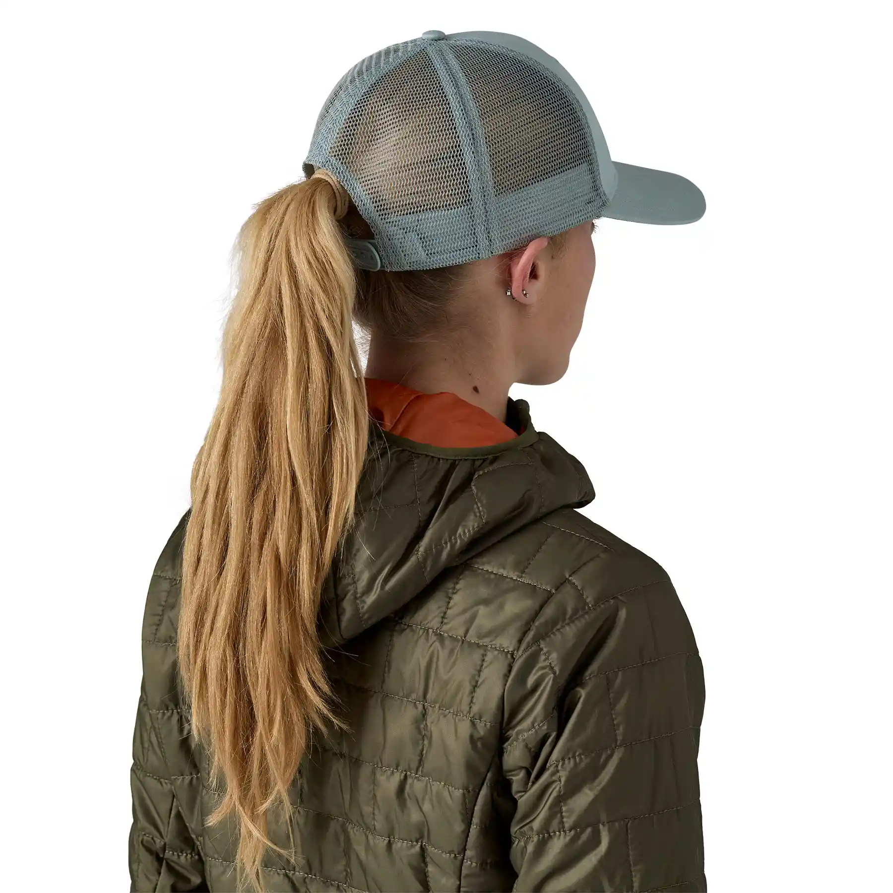Patagonia Take A Stand Trucker Hat, bayou badge: thermal blue - Image 2