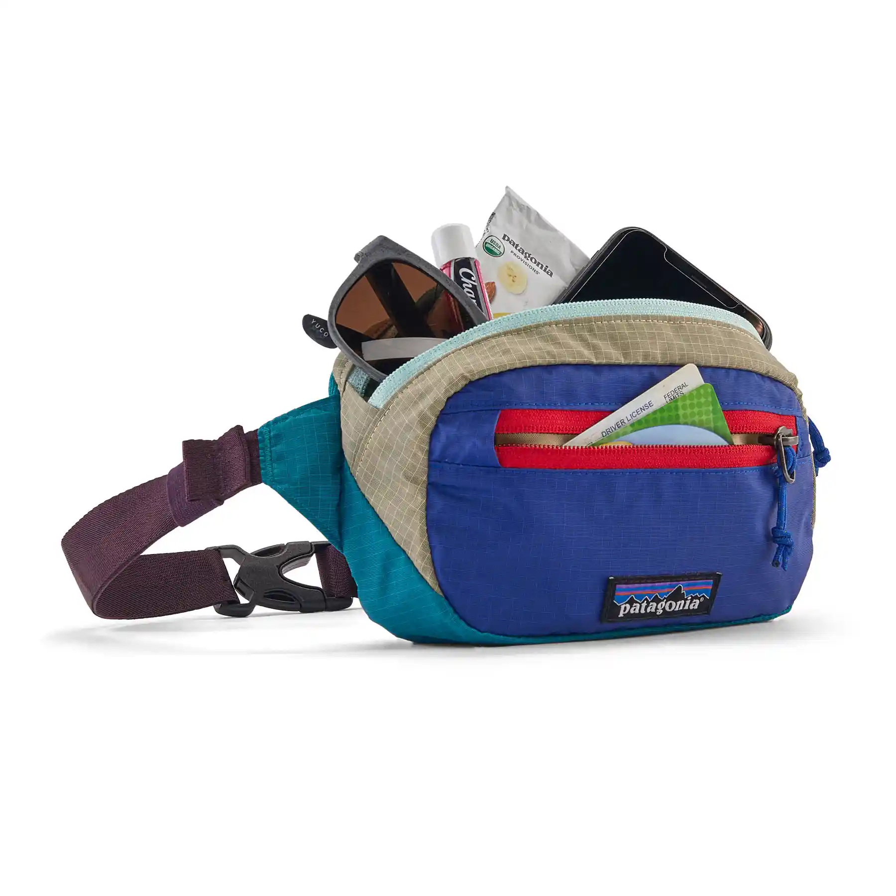 Patagonia Ultralight Black Hole Mini Hip Pack, patchwork: belay blue - Image 3