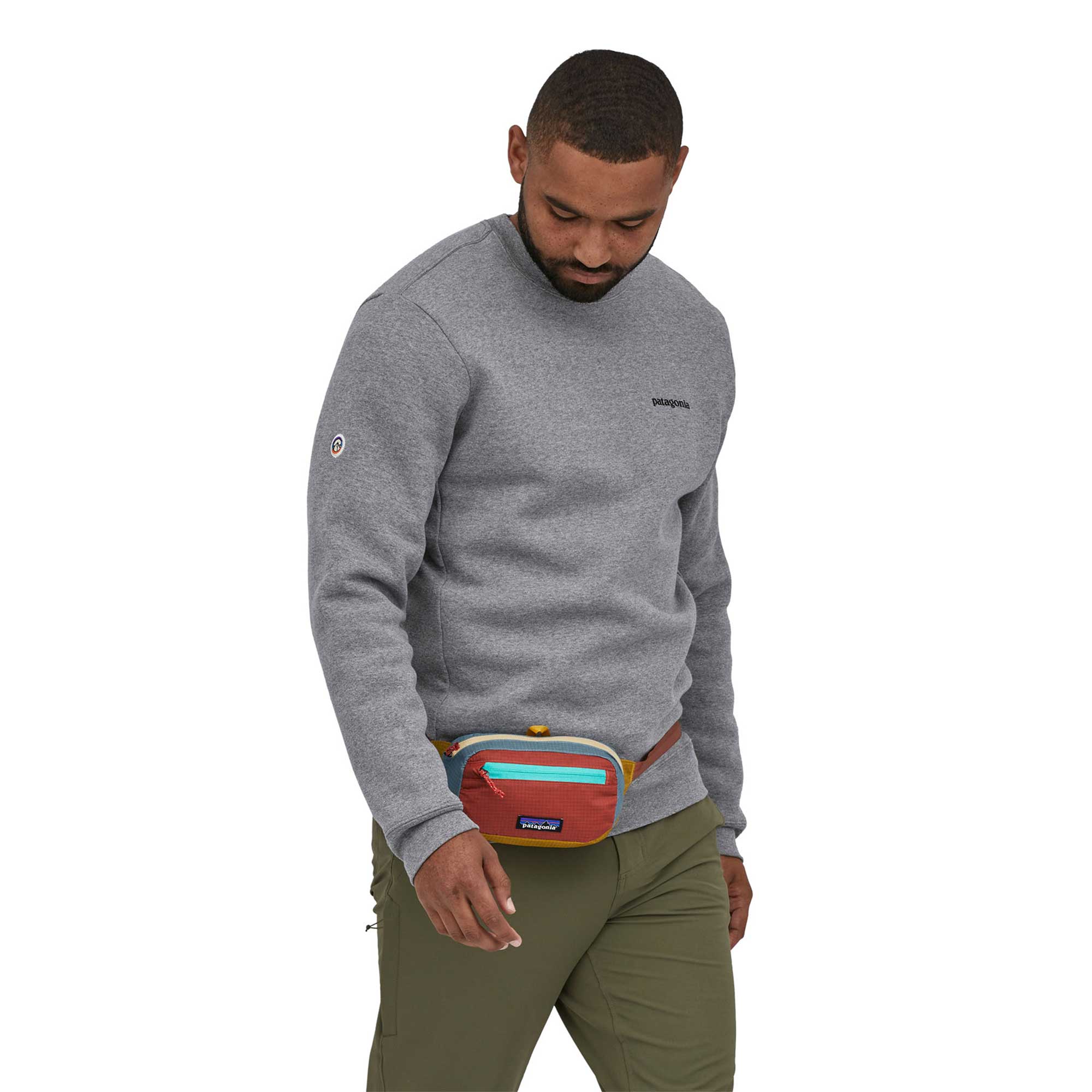 Patagonia Ultralight Black Hole Mini Hip Pack, patchwork: cabin gold - Image 2