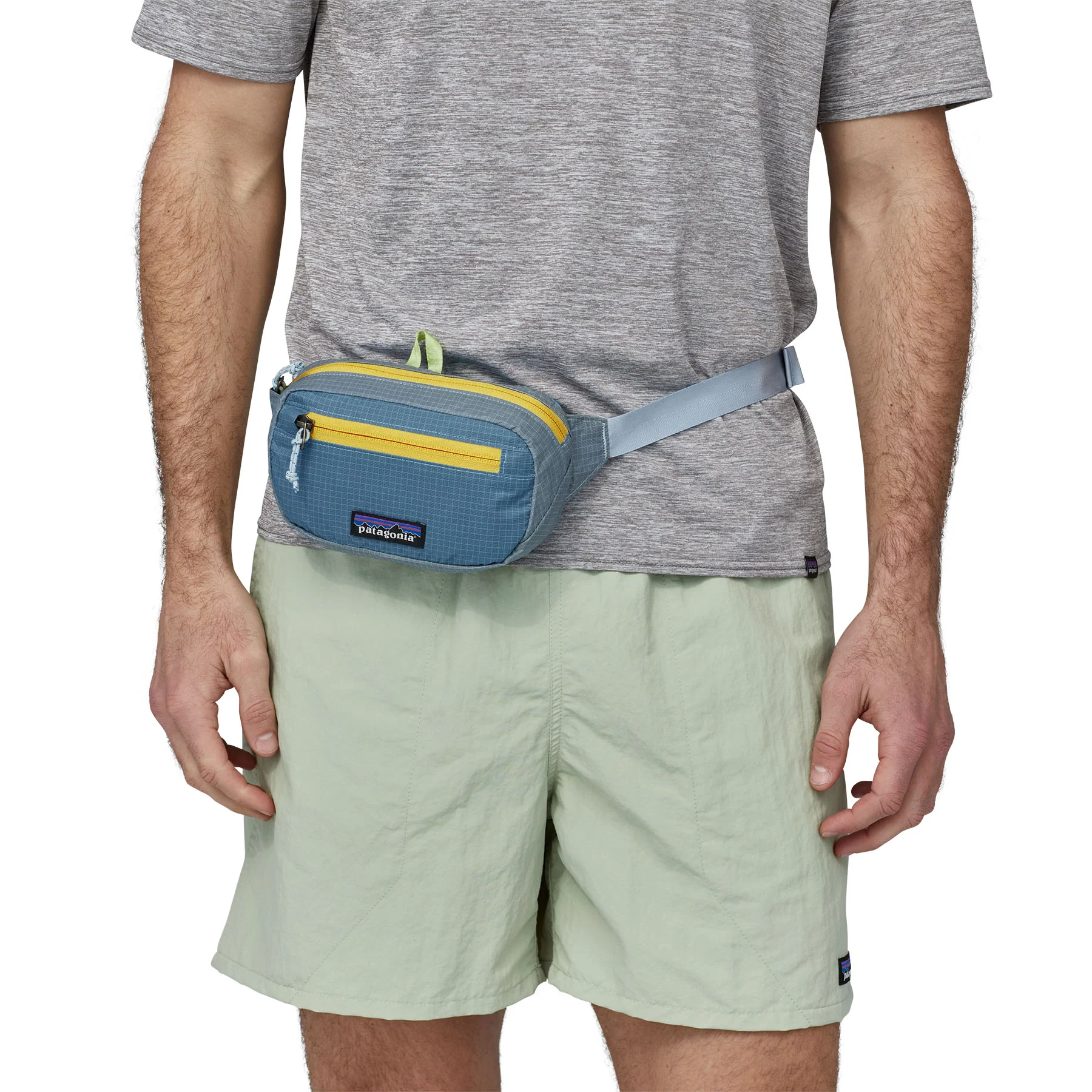 Patagonia Ultralight Black Hole Mini Hip Pack, Steam Blue - Image 3