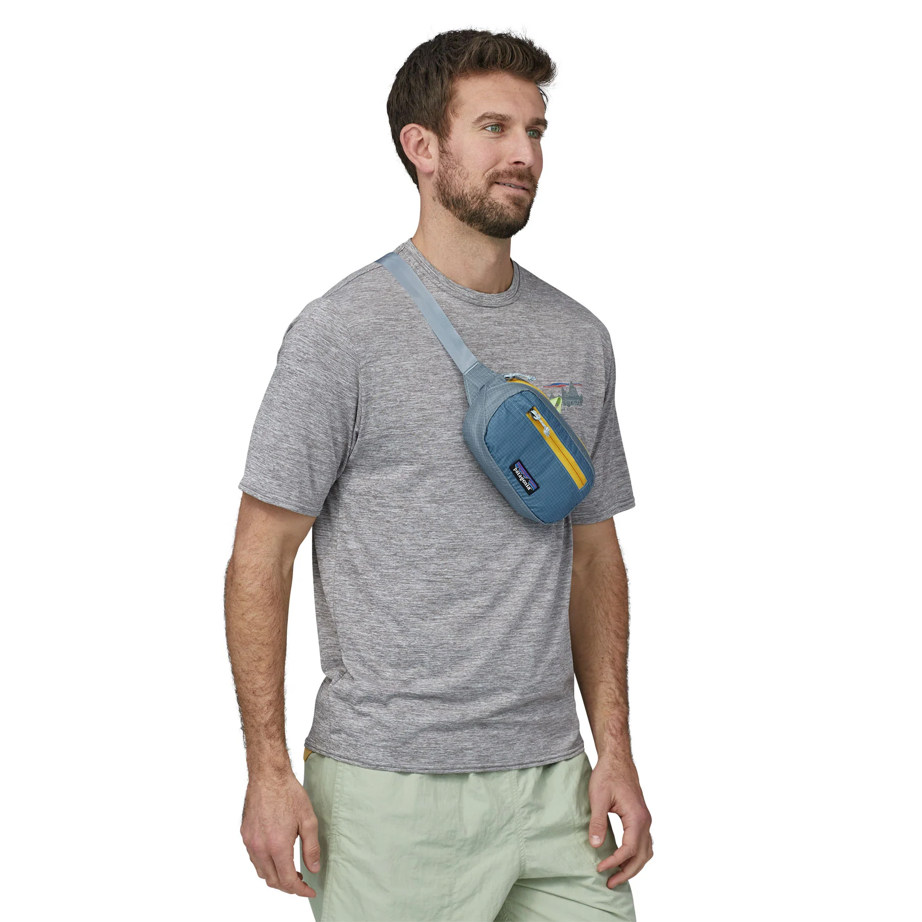 Patagonia Ultralight Black Hole Mini Hip Pack, Steam Blue - Image 5