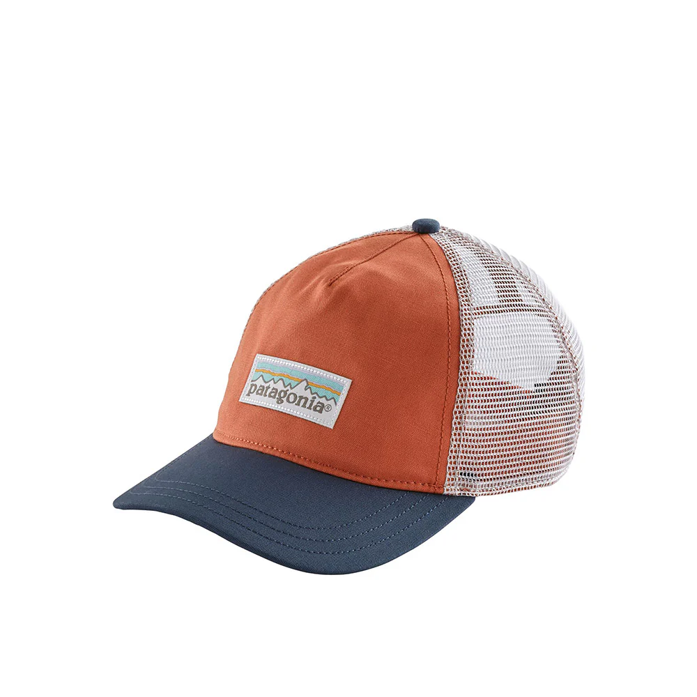 Patagonia W's Pastel P-6 Label Layback Trucker Hat - Quartz Coral