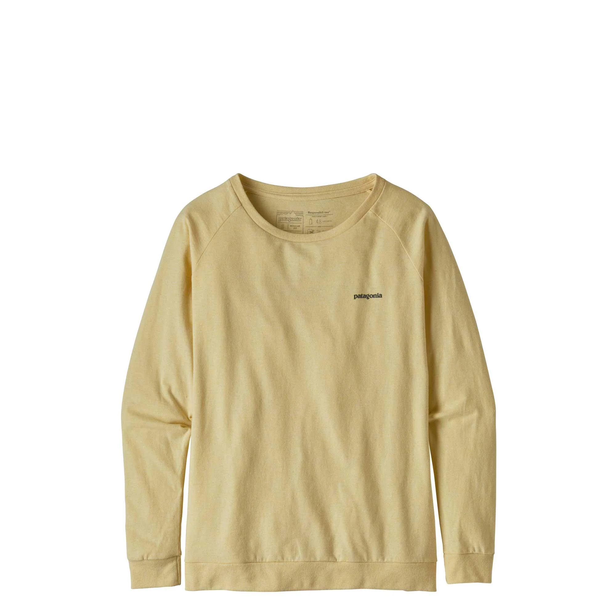 Patagonia Women's L/S Pastel P-6 Logo Responsibili-Tee