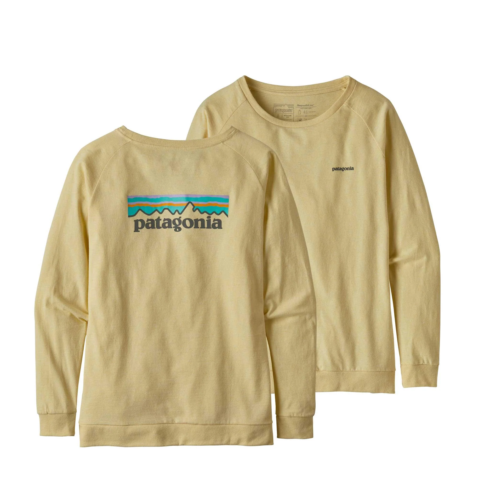 Patagonia Women's L/S Pastel P-6 Logo Responsibili-Tee - Image 2