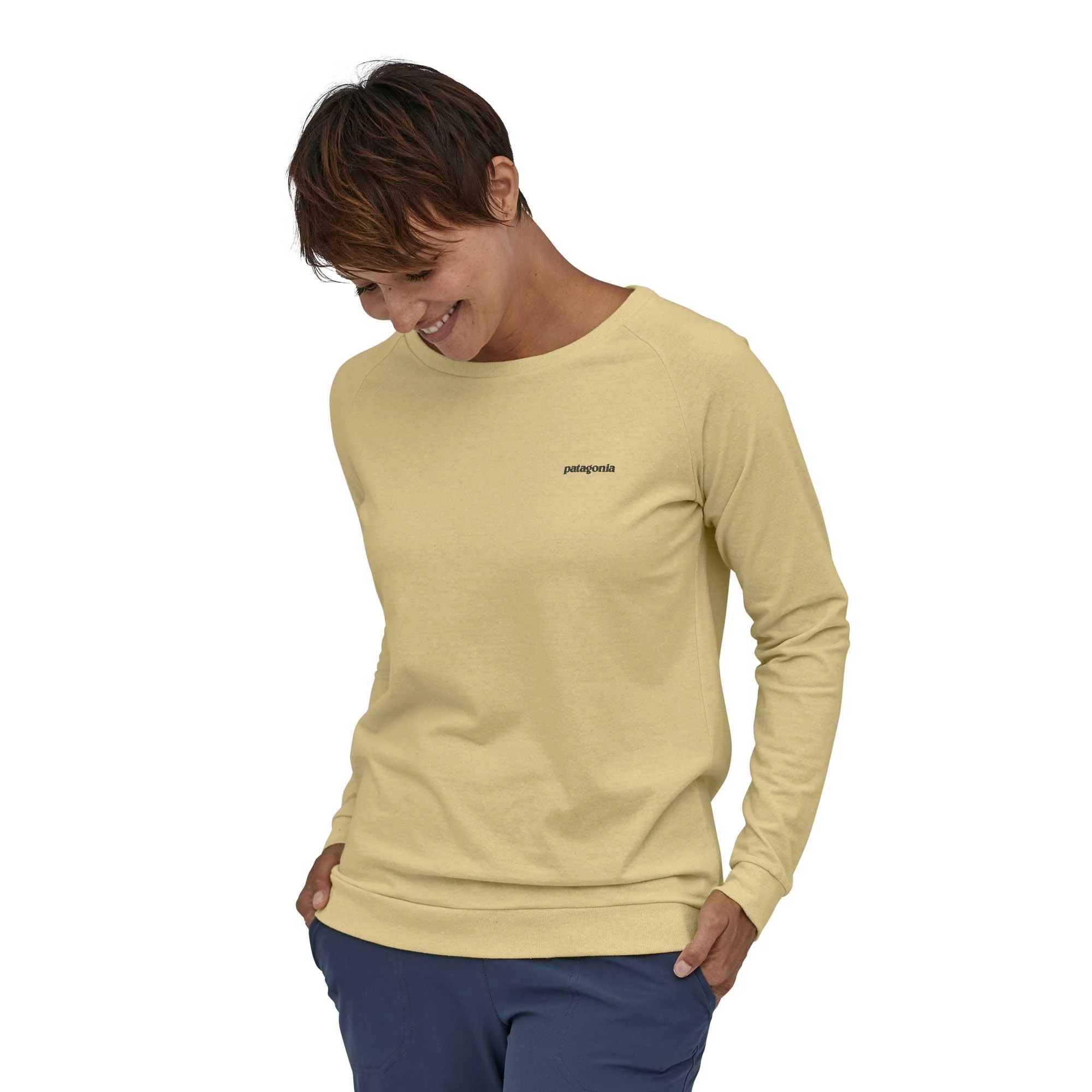 Patagonia Women's L/S Pastel P-6 Logo Responsibili-Tee - Image 3