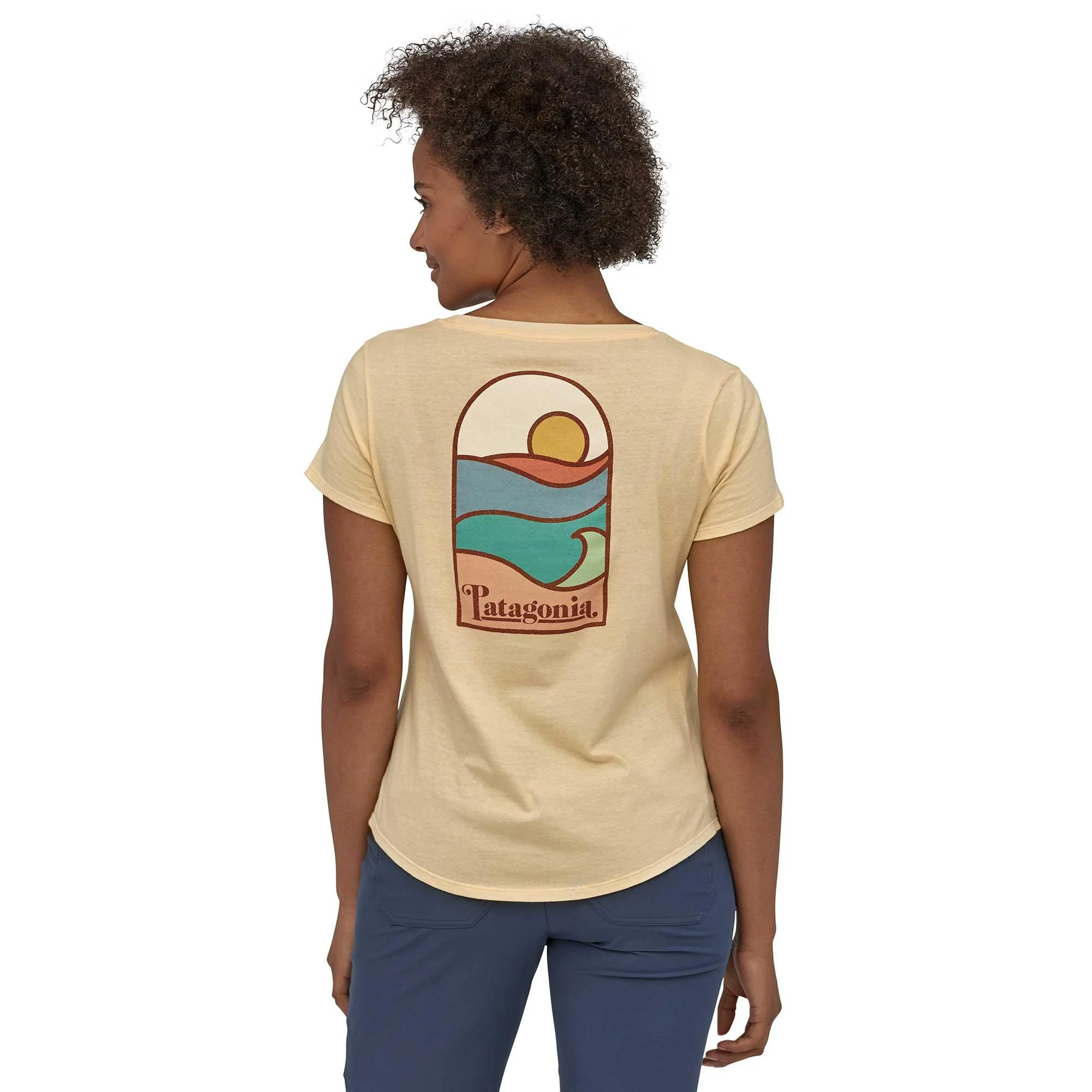 Patagonia Women's Sunset Sets Organic scoop t-shirt - Image 3