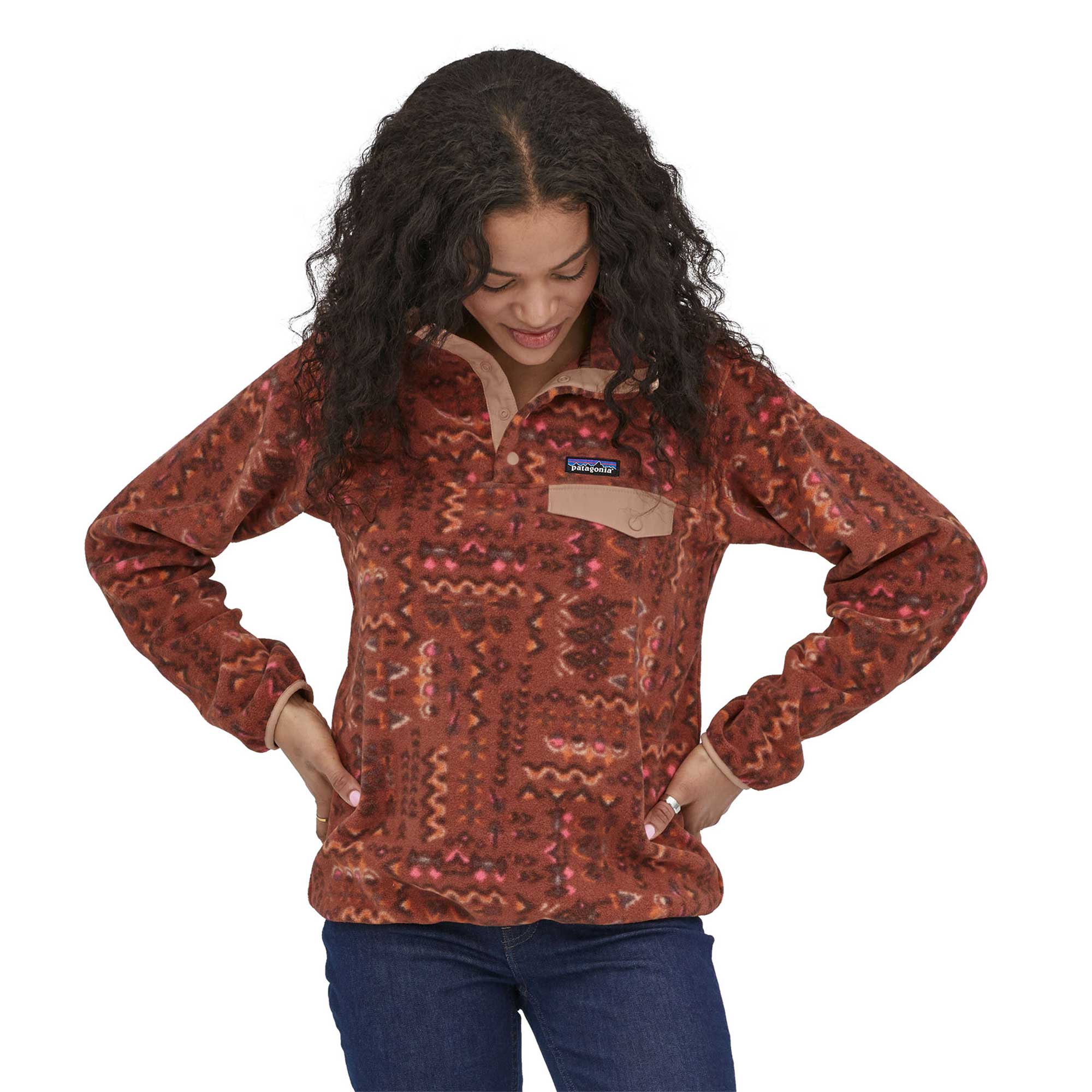 Patagonia Womens Lightweight Synch Snap-T Pullover - Image 2
