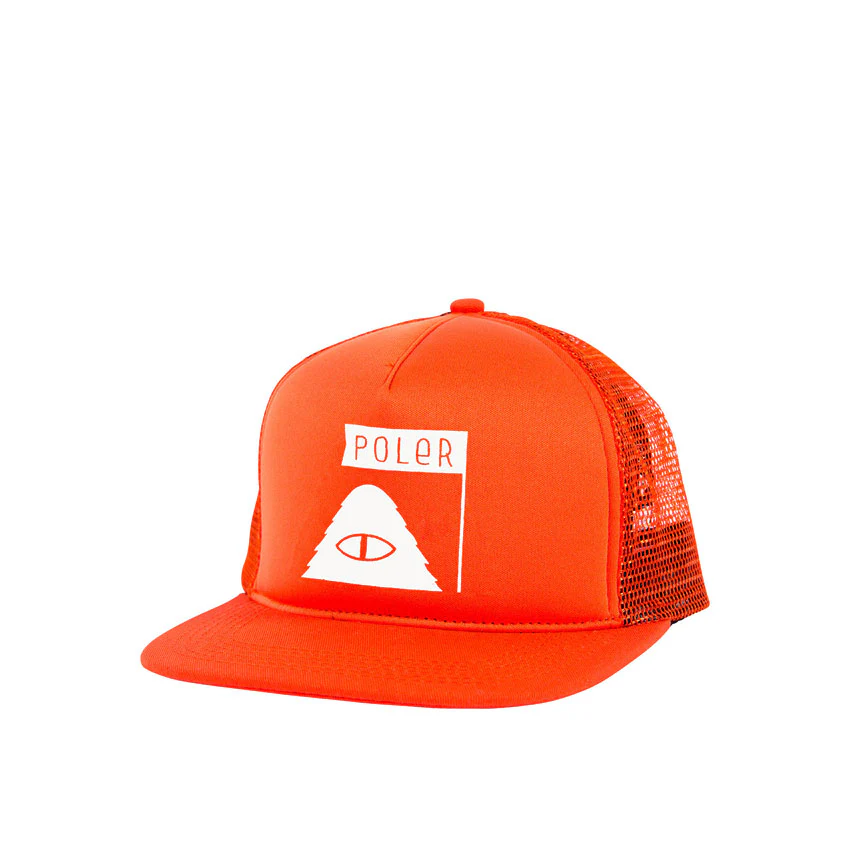 Poler Mesh Trucker Summit Hat, Burnt Orange