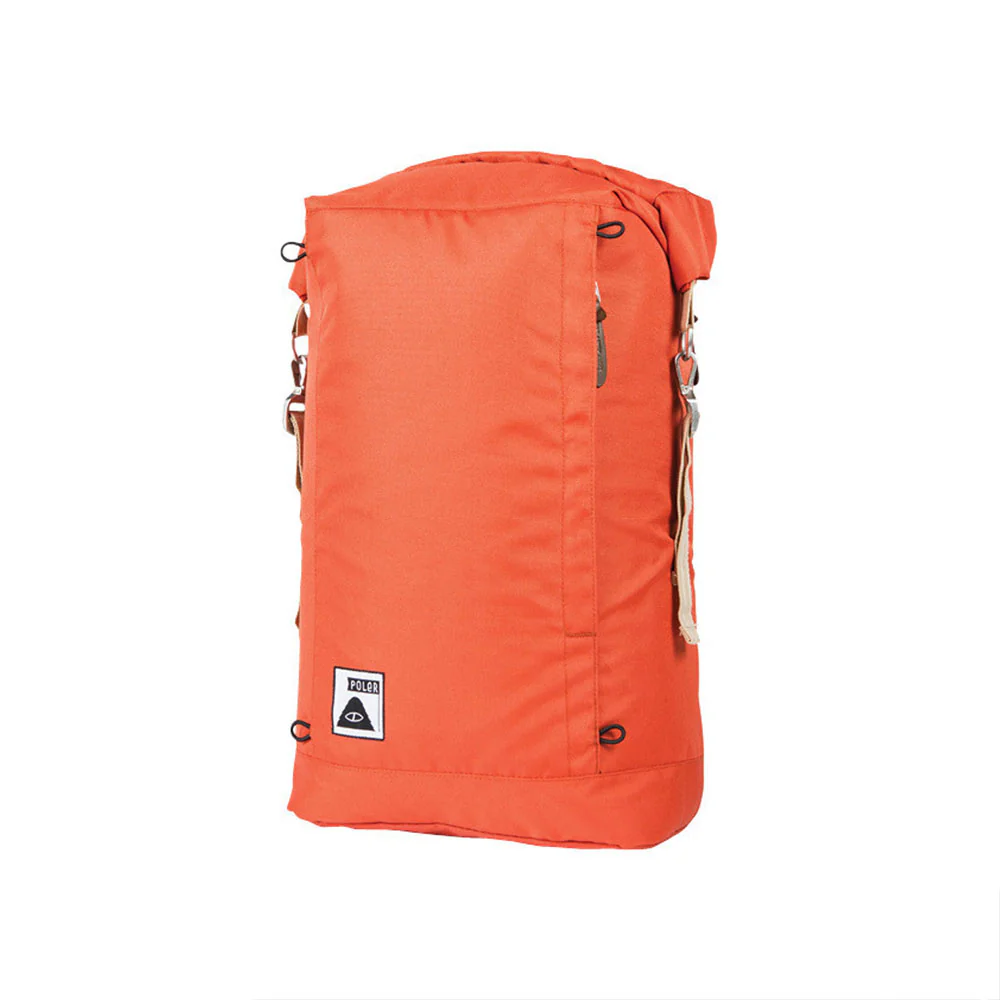 Poler Rolltop Backpack, Burnt Orange