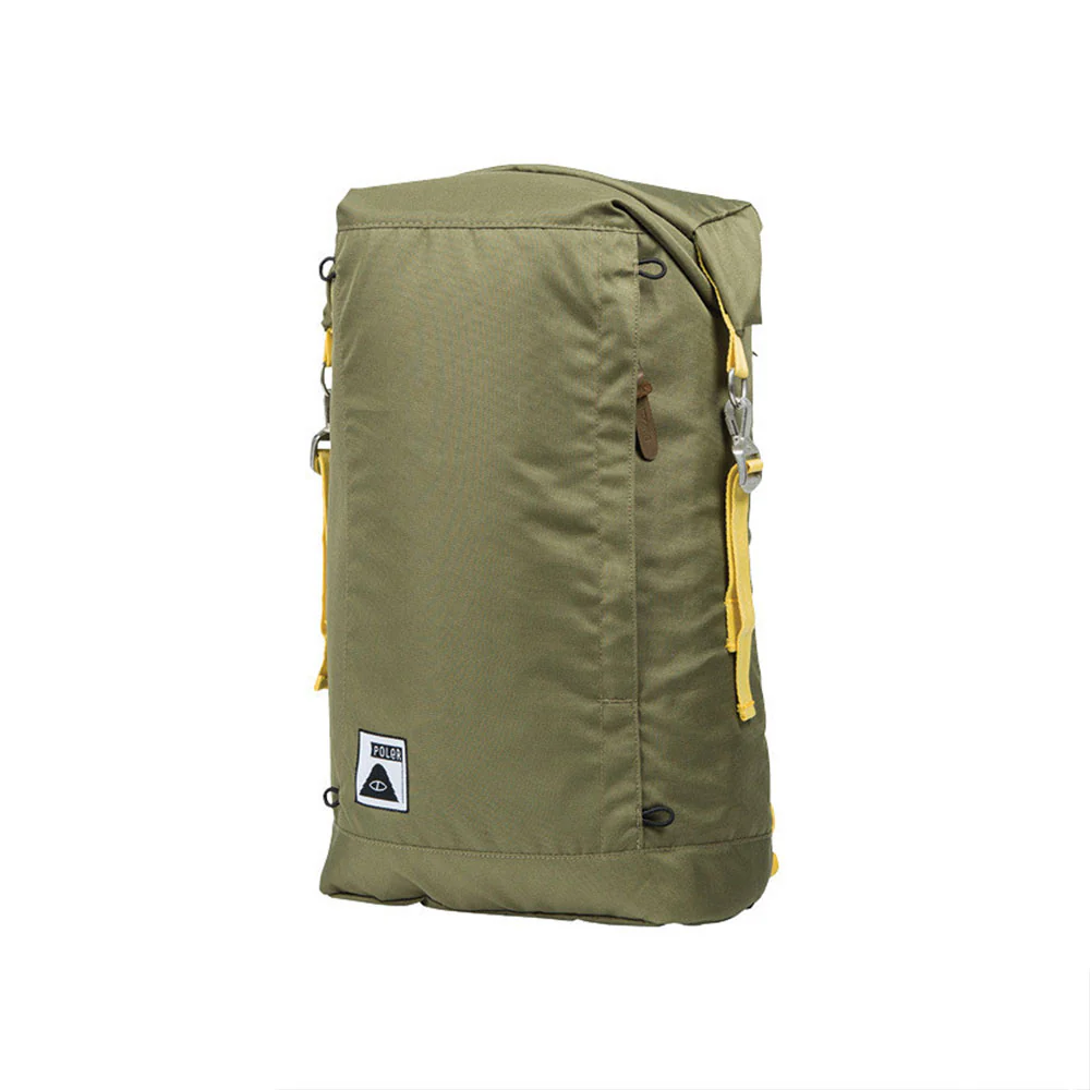 Poler Rolltop Backpack, Mossy/Dandelion