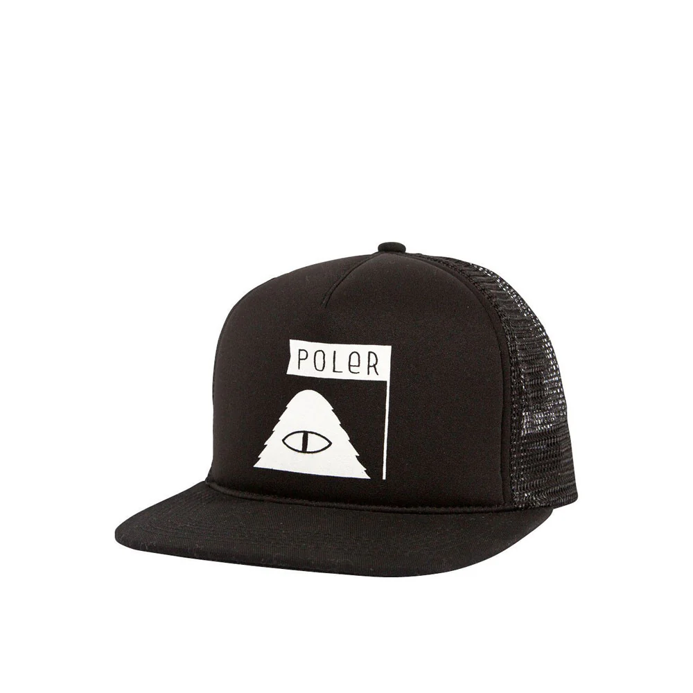 Poler Summit Mesh Trucker, black