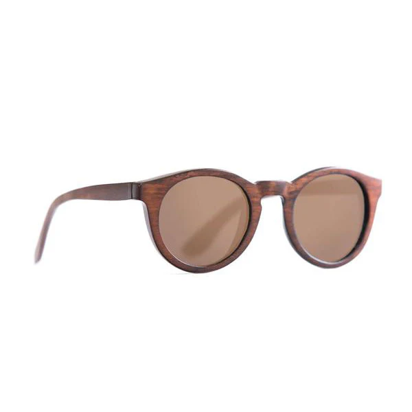 Proof Fairview Wood - Mahogany/Brown Polarized sunglasses