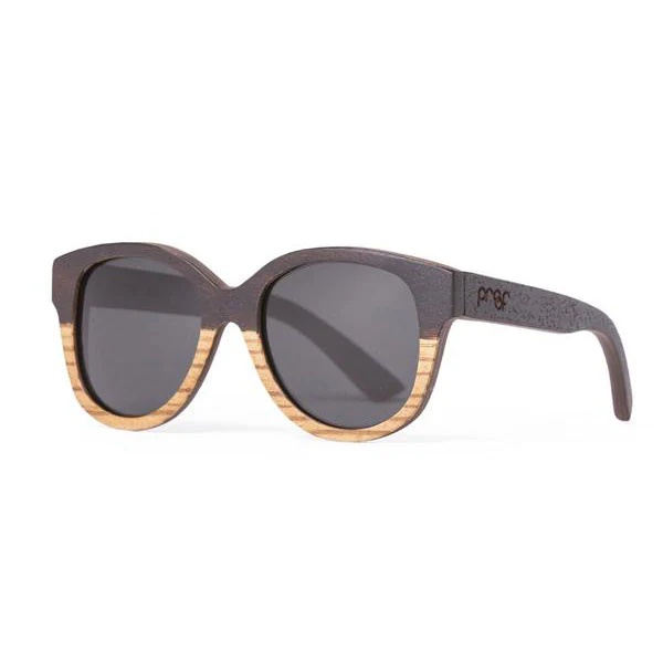 Proof Ivory Wood - Zebra Transition Polarized sunglasses