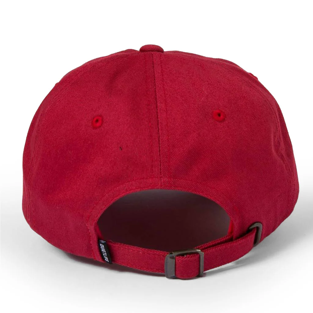 Quiet Life 35mm dad hat - maroon (deep red) - Image 2