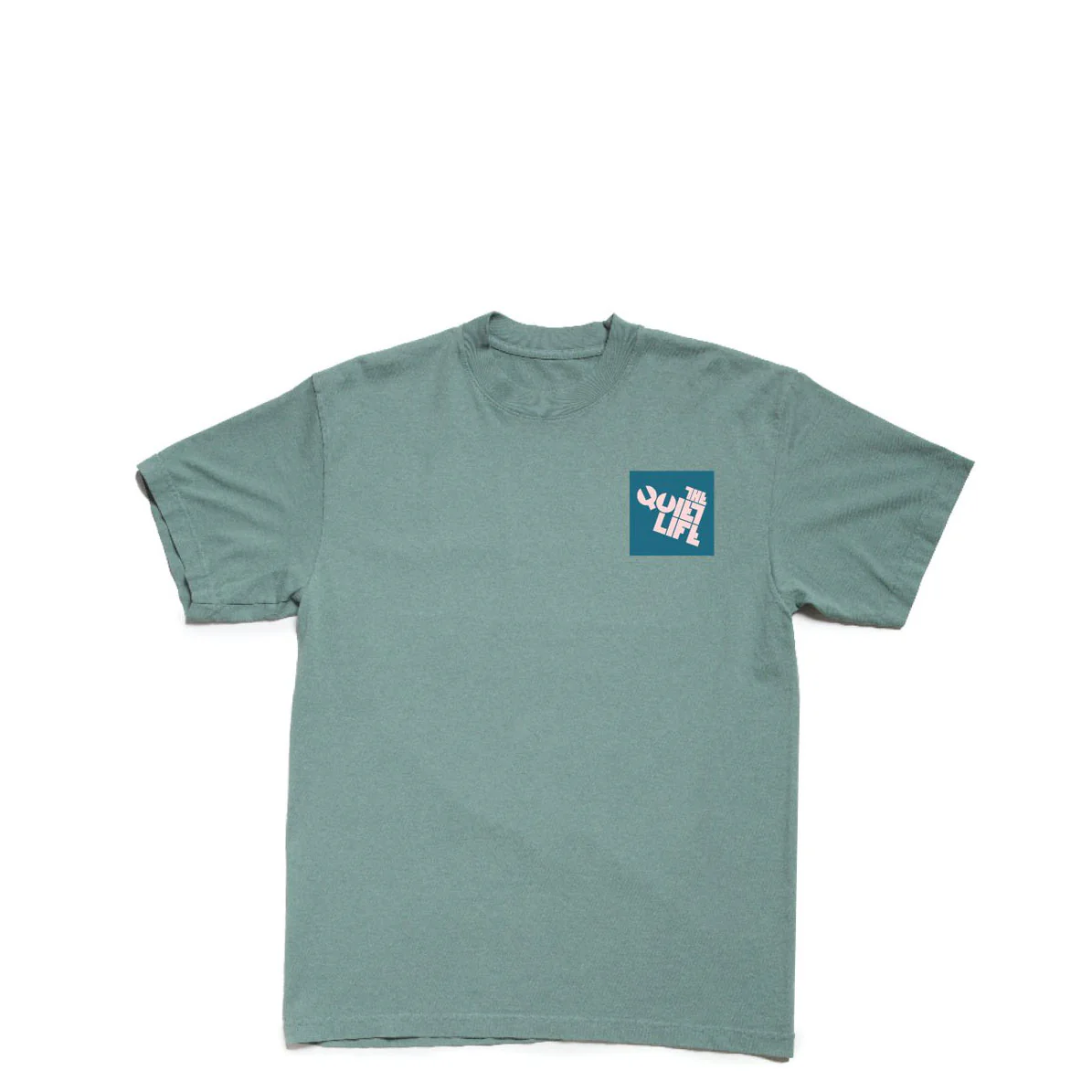 Quiet Life Block Logo Tee (Made In USA)