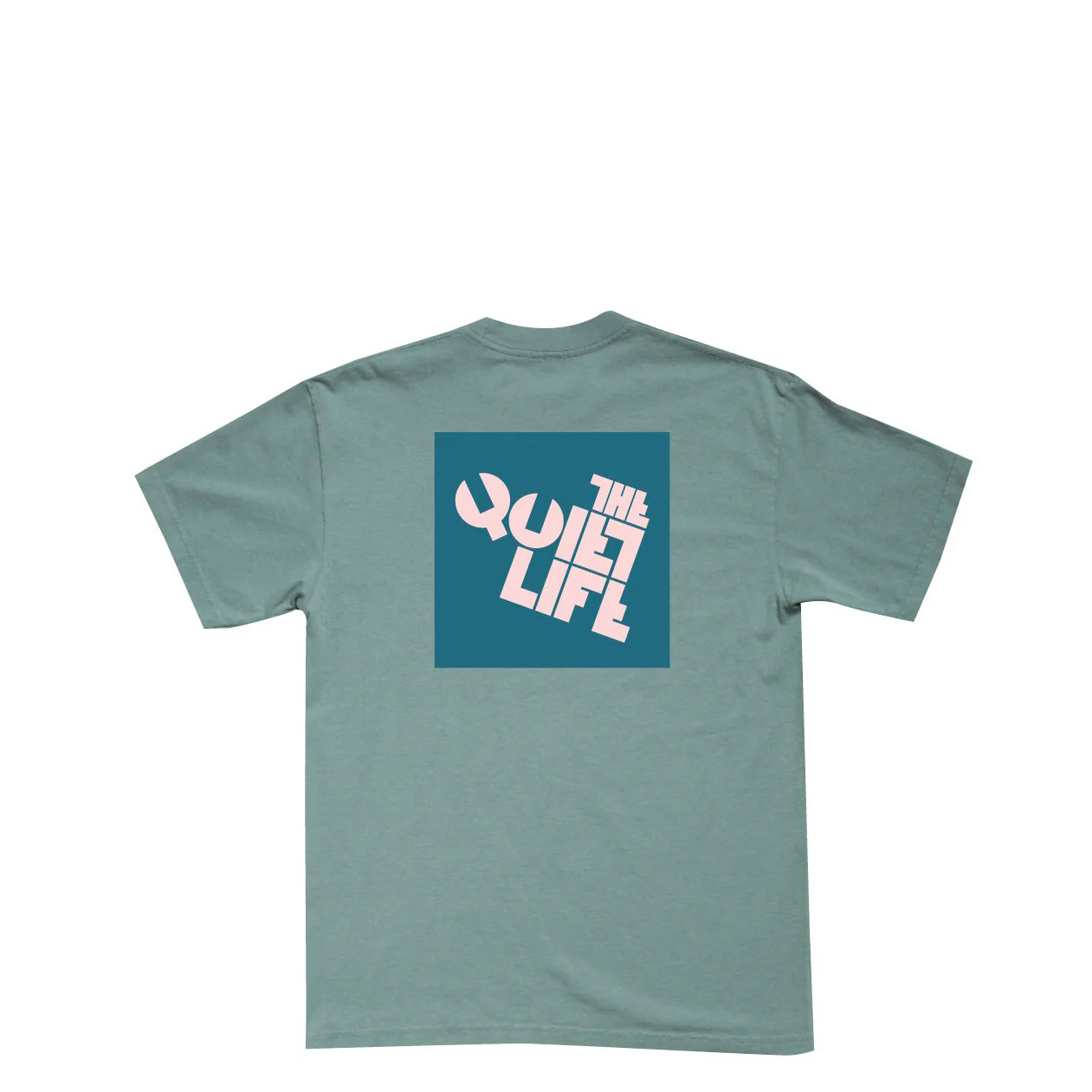 Quiet Life Block Logo Tee (Made In USA) - Image 2