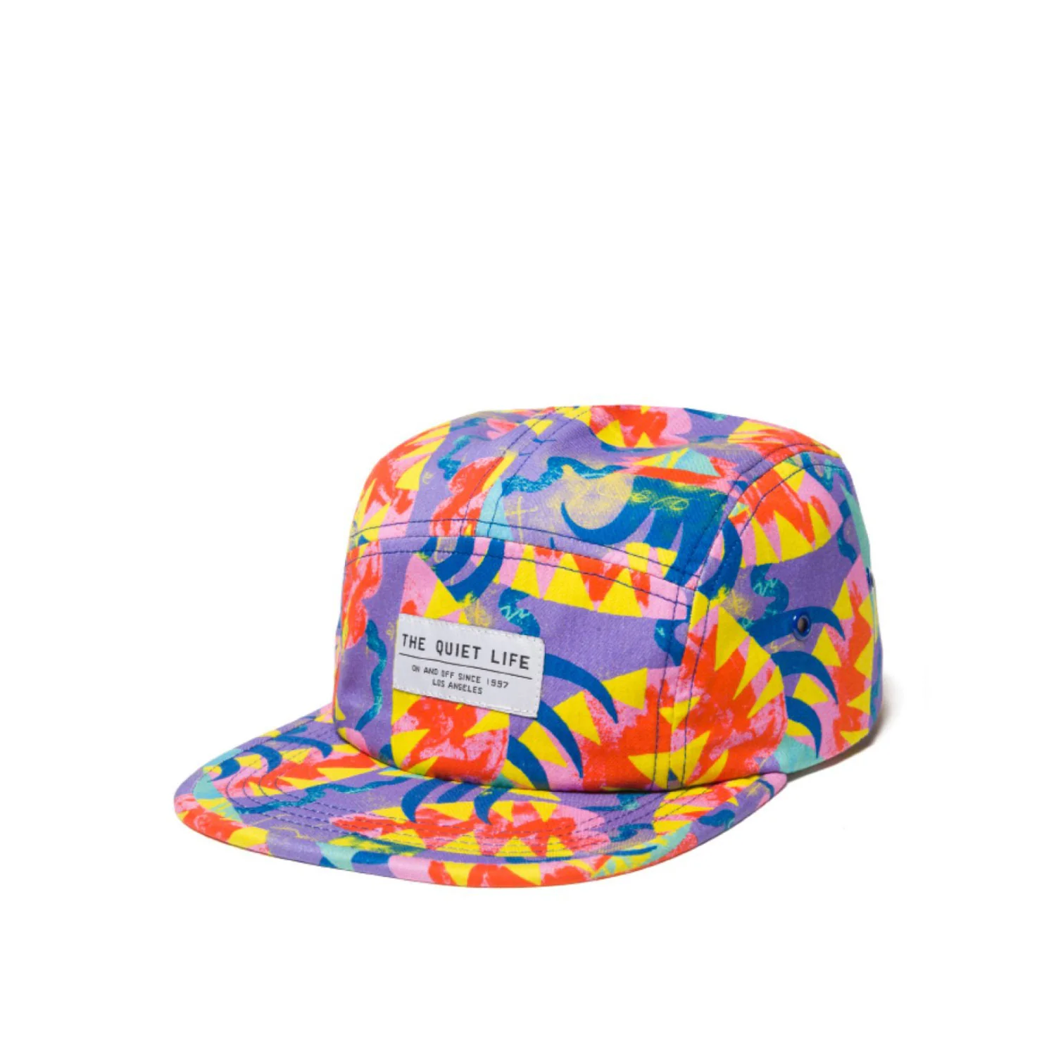 Quiet Life Bryant 5 Panel Camper Hat, multi