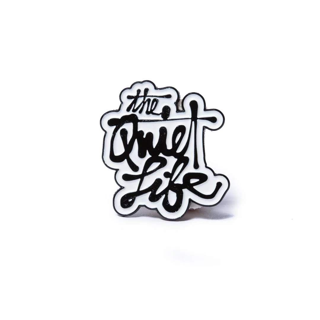 Quiet Life Cody Script Lapel Pin