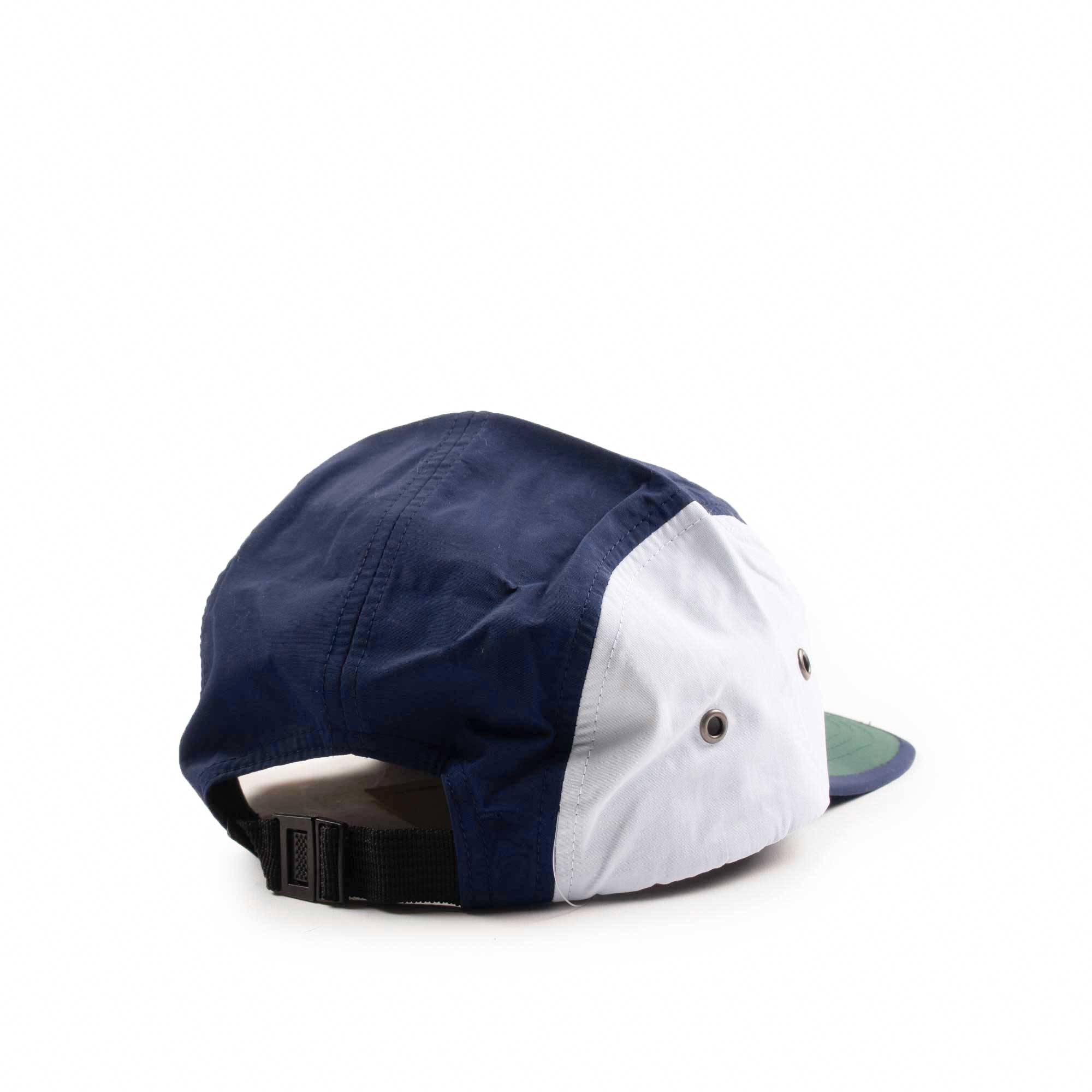 Quiet Life Colourblock 5 Panel Camper Hat, navy/green - Image 2