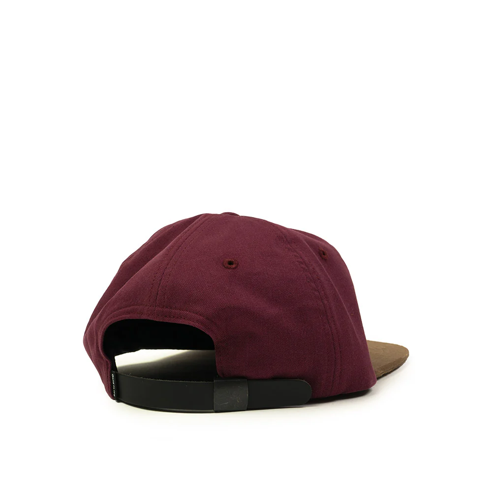 Quiet Life Cursive Polo hat, burgundy - Image 2