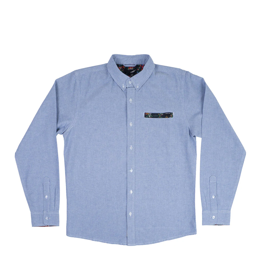 Quiet Life Cut & Sew Peony Oxford Shirt