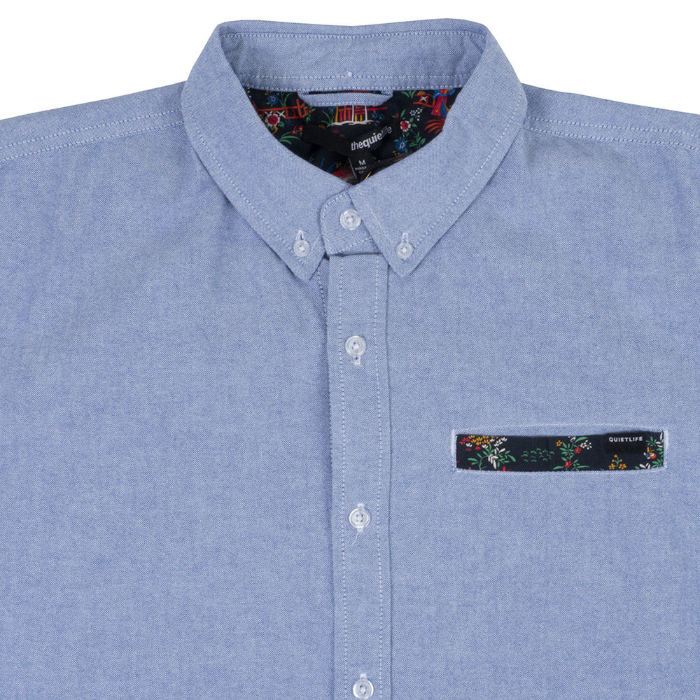 Quiet Life Cut & Sew Peony Oxford Shirt - Image 2