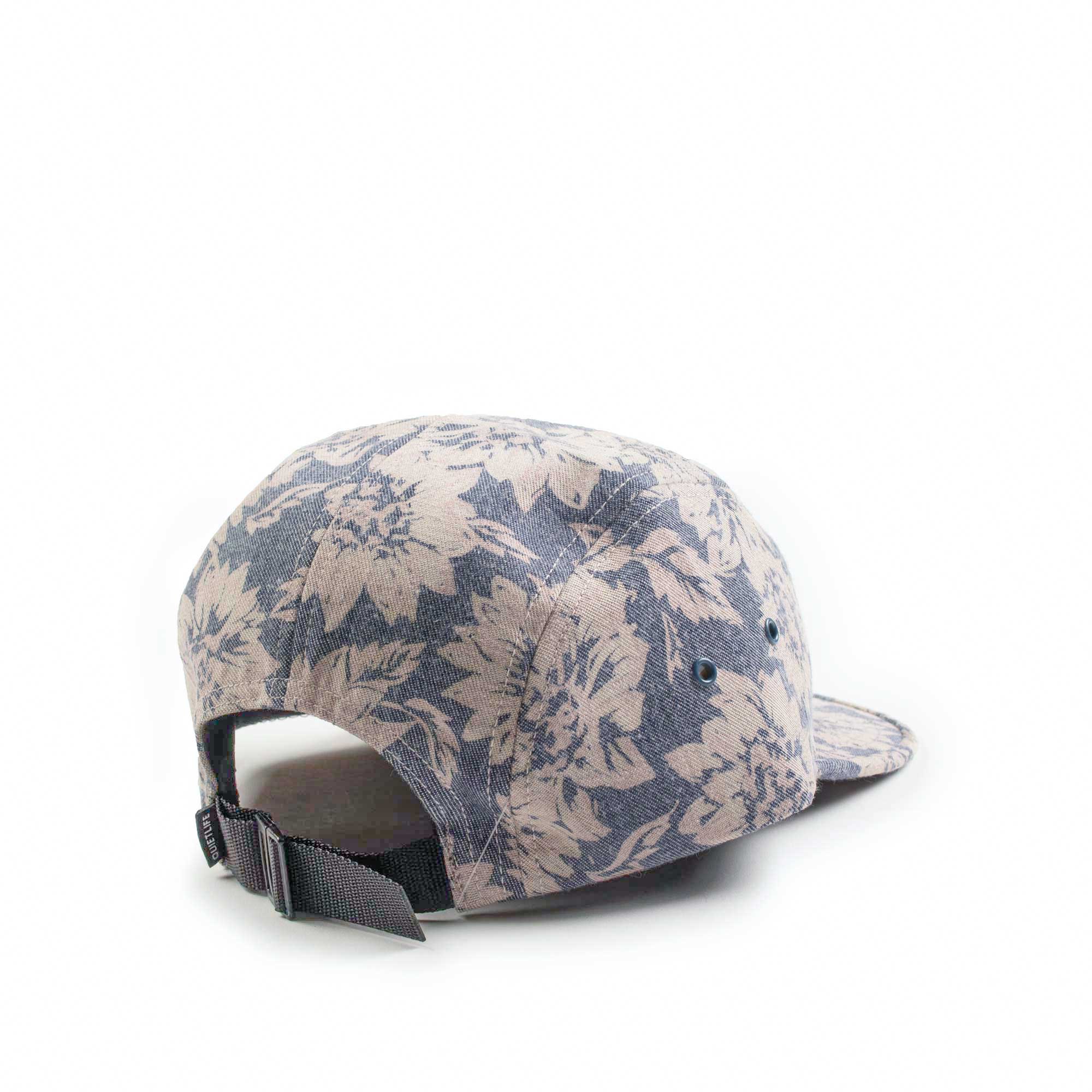 Quiet Life Denim Floral 5 Panel Camper Hat, floral - Image 2
