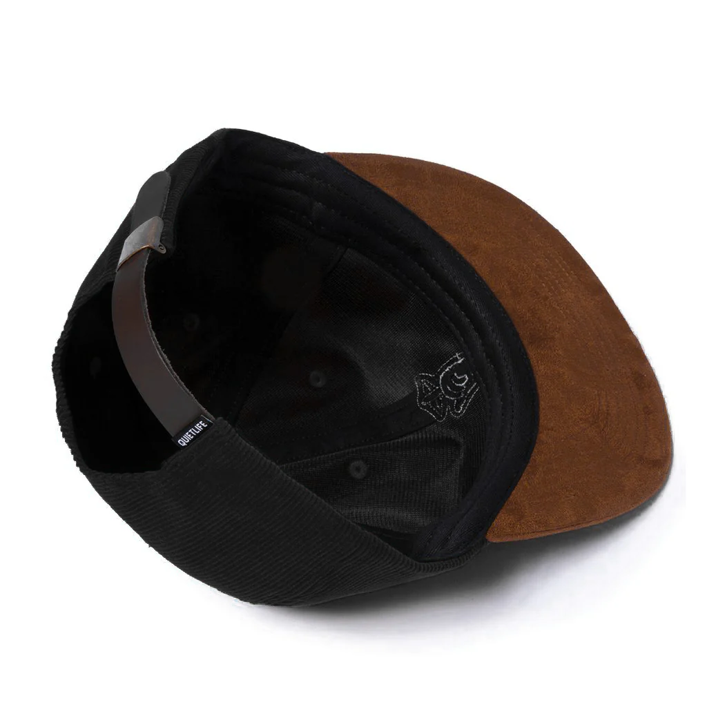 Quiet Life Felt Shhh Polo Hat - Made In USA, black/dark brown - Image 2