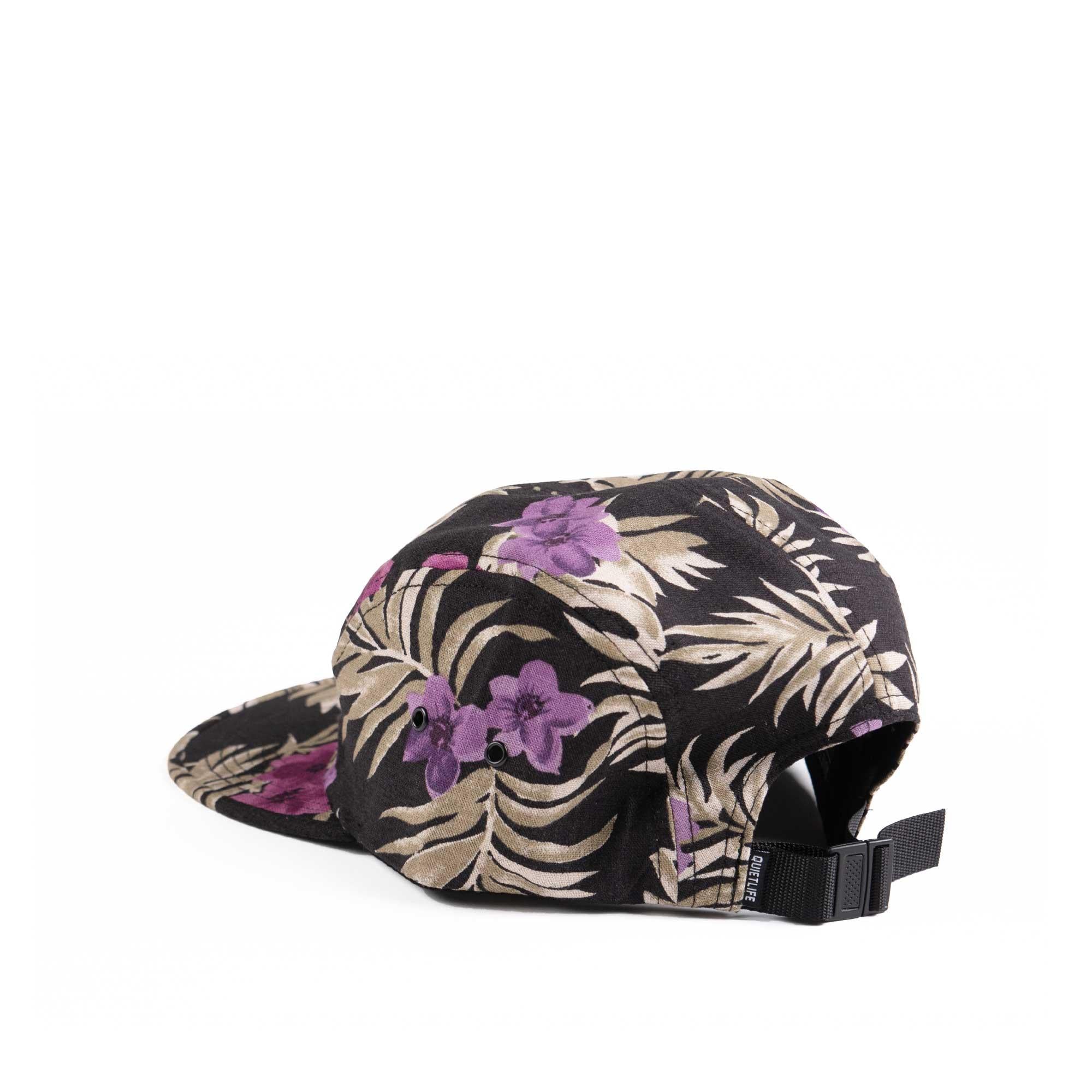 Quiet Life Hawaiian Floral 5 Panel camper hat - Image 2