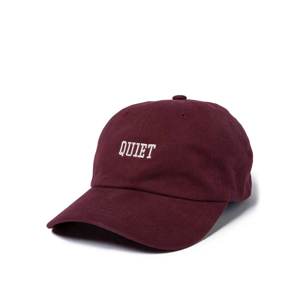Quiet Life Quiet Dad hat - maroon