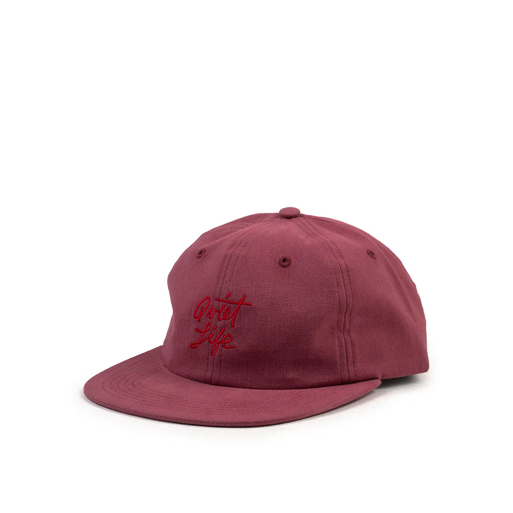 Quiet Life Script polo hat - clay