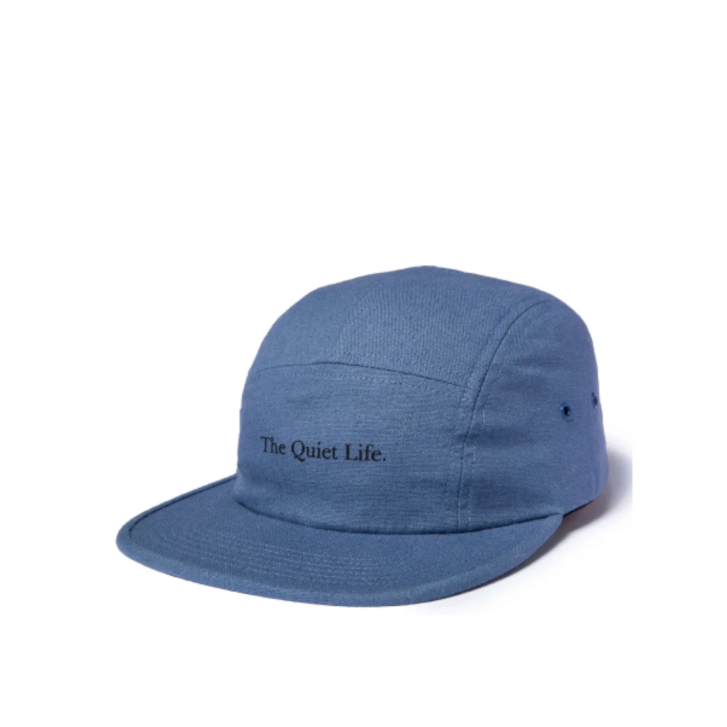 Quiet Life Serif 5 Panel Camper Hat, blue