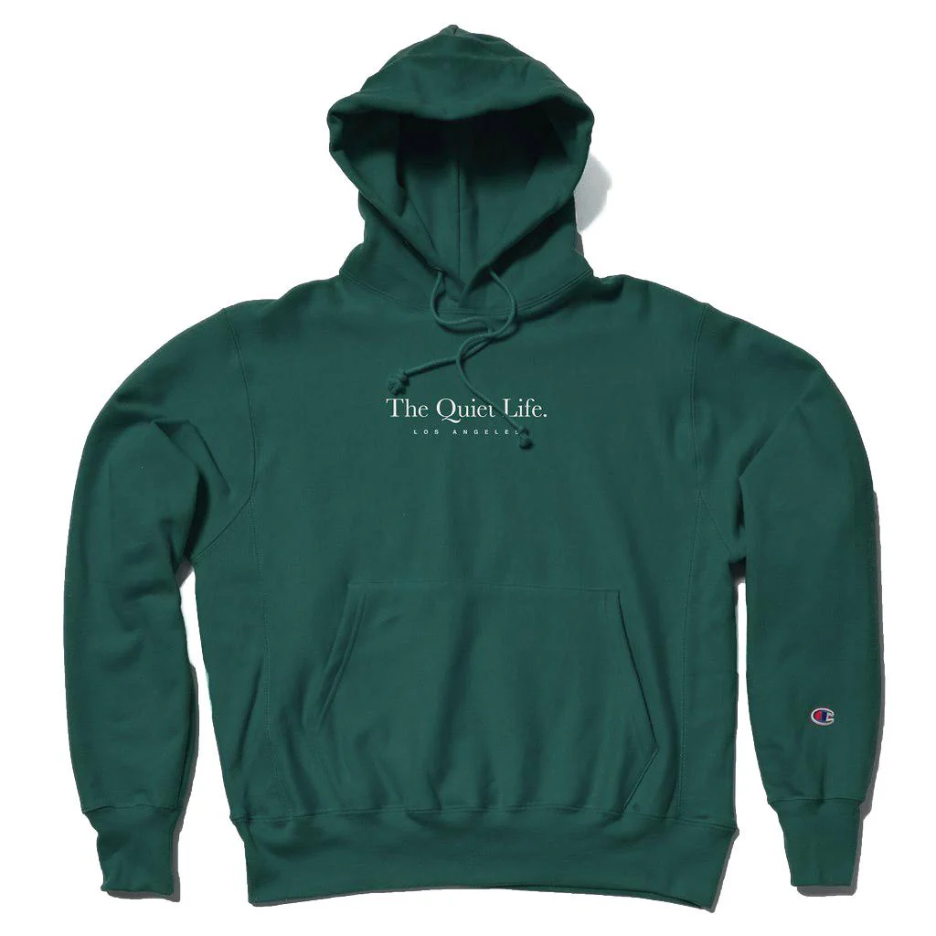 Quiet Life Serif Champ Reverse Weave hood