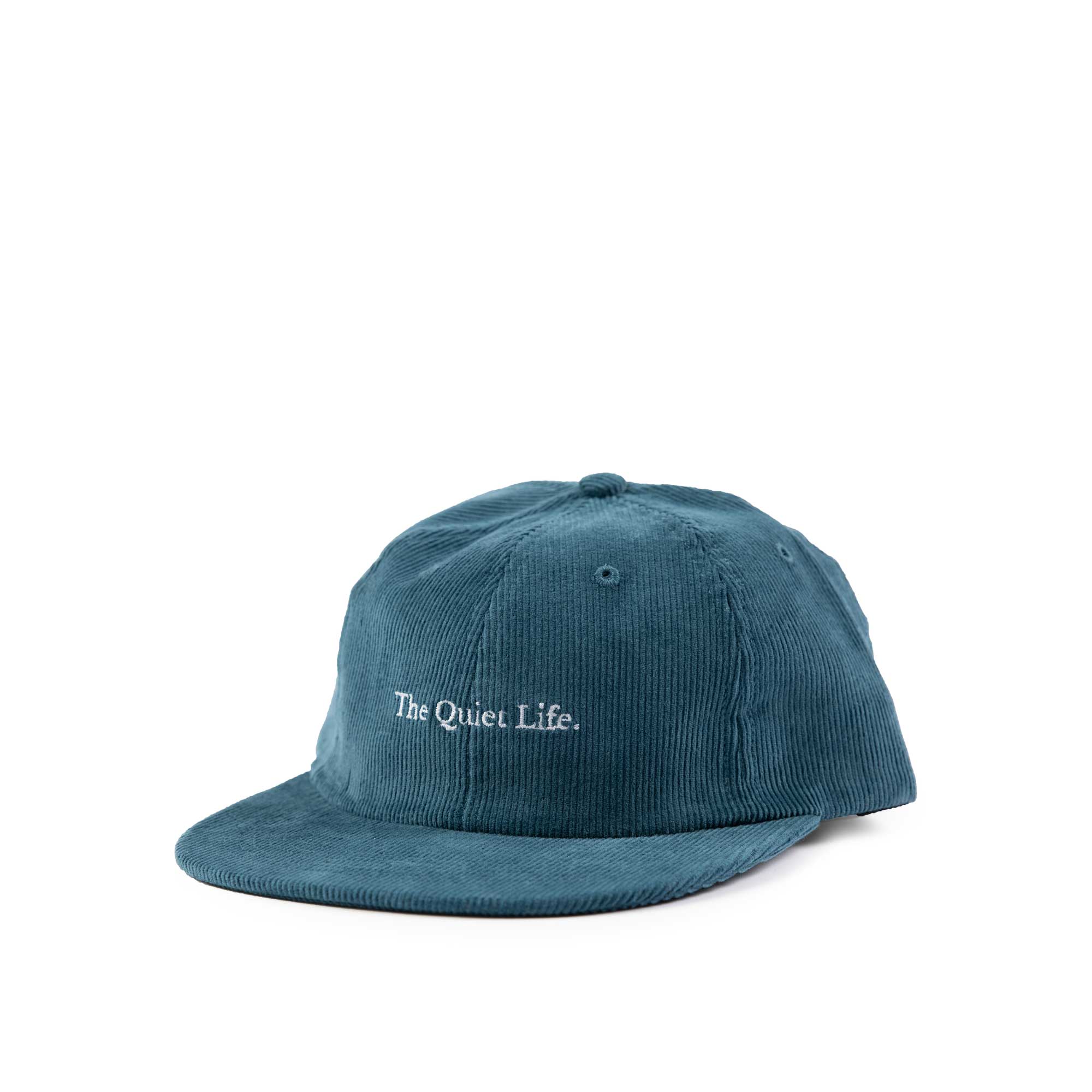 Quiet Life Serif Cord Polo hat, ocean