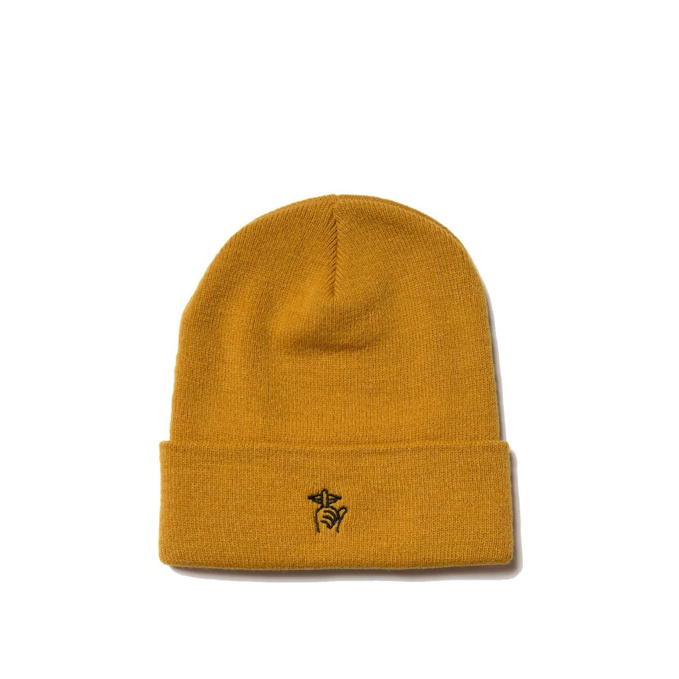 Quiet Life Shhh beanie, yellow