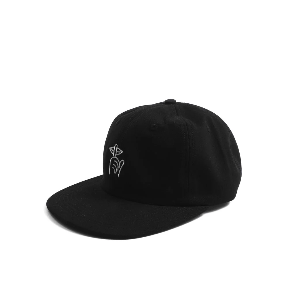 Quiet Life Shhh Hat, Black