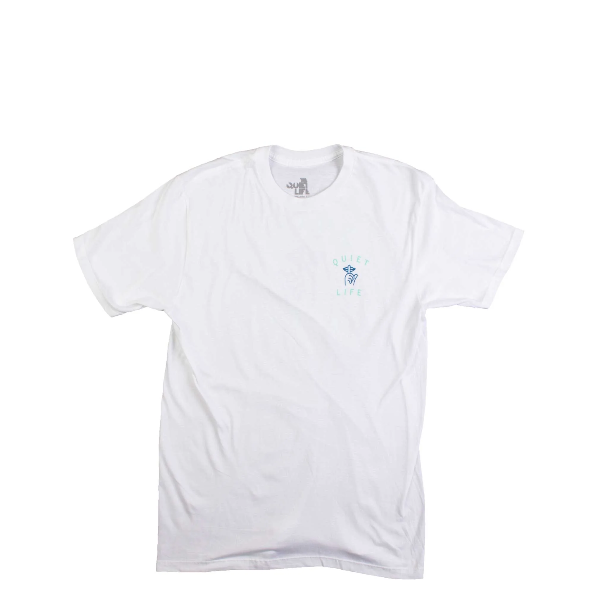 Quiet Life Shhh Logo premium tee