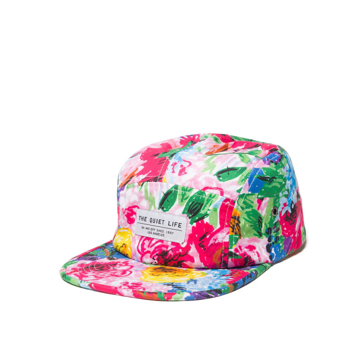 Quiet Life Take a Break 5 panel hat, floral