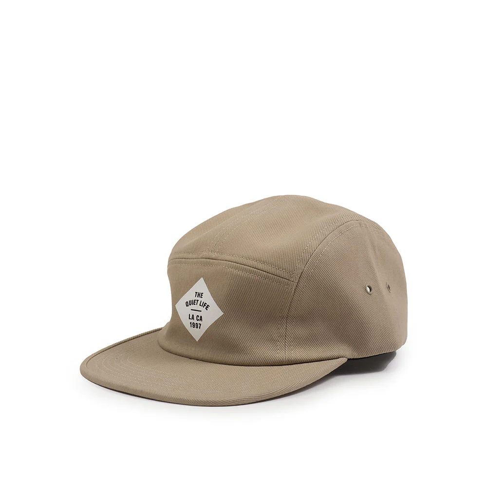 Quiet Life Traveler 5 panel hat, khaki