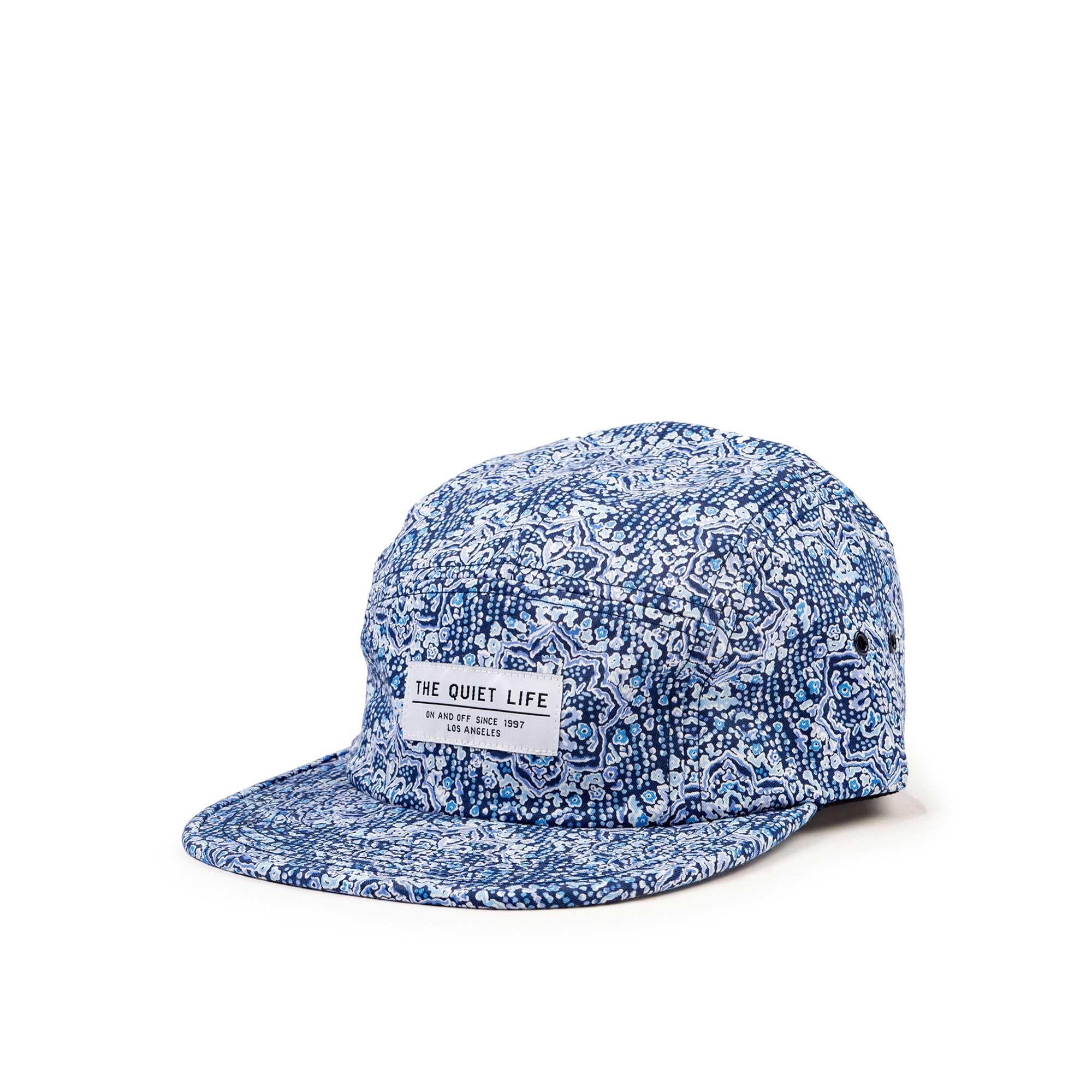 Quiet Life Victoria five panel hat, blue